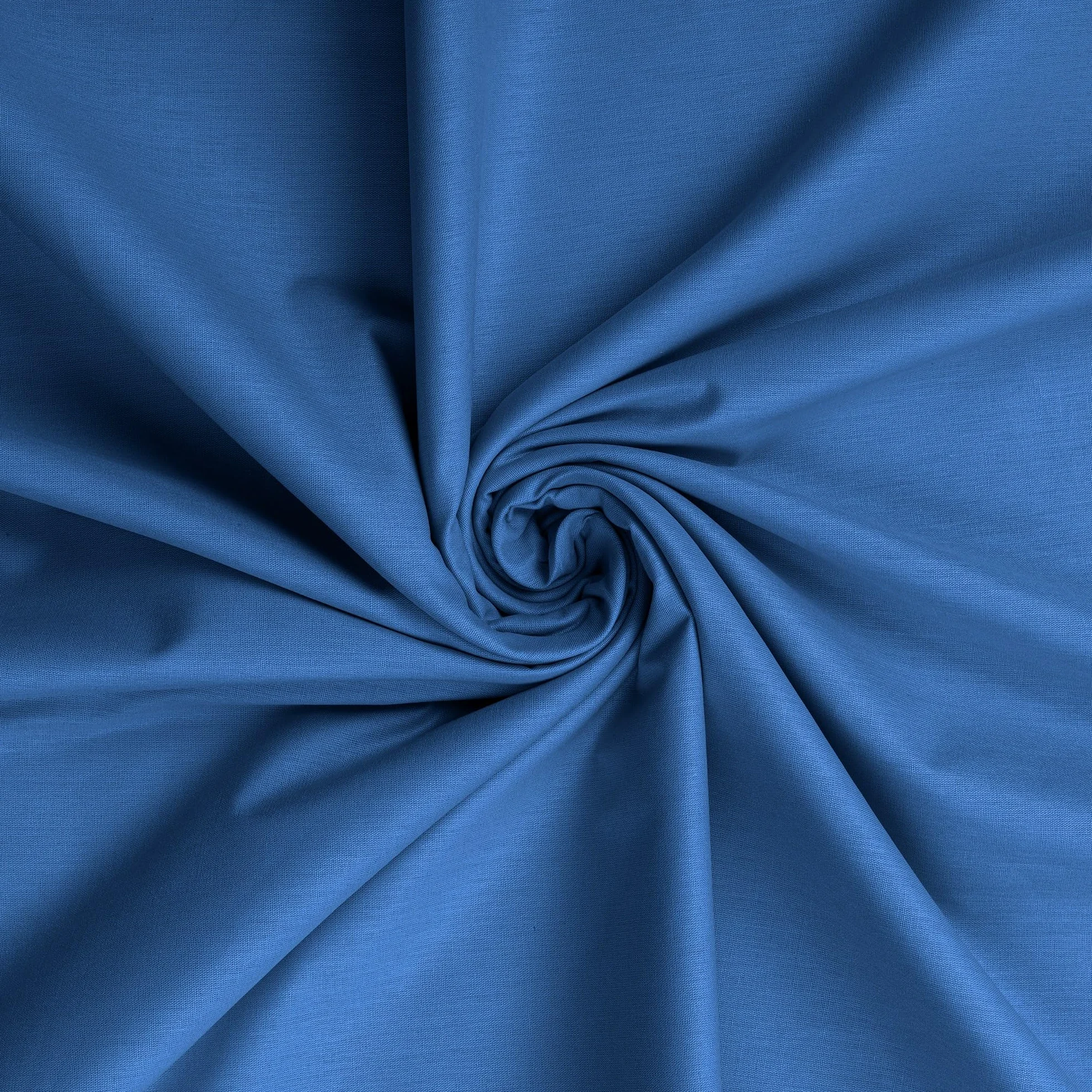 Premium Ranforce pojedyncza kołdra XXL (155 x 220 cm), 100% bawełna, niebieska, zapięcie na guziki, 155 nici, można prać w pralce w temperaturze 30°C, miękka i trwała
