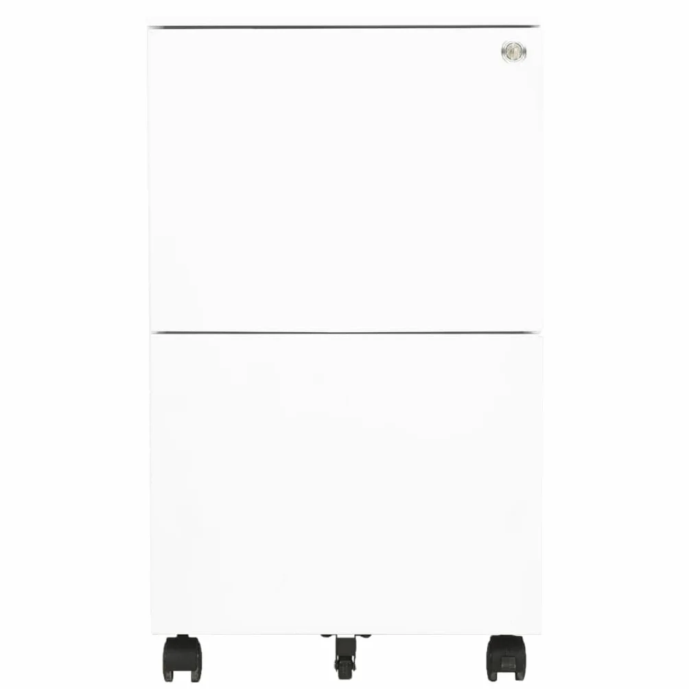 Bussandri Exclusive - Mobilny blok szuflady 39x45x67 cm stal biała