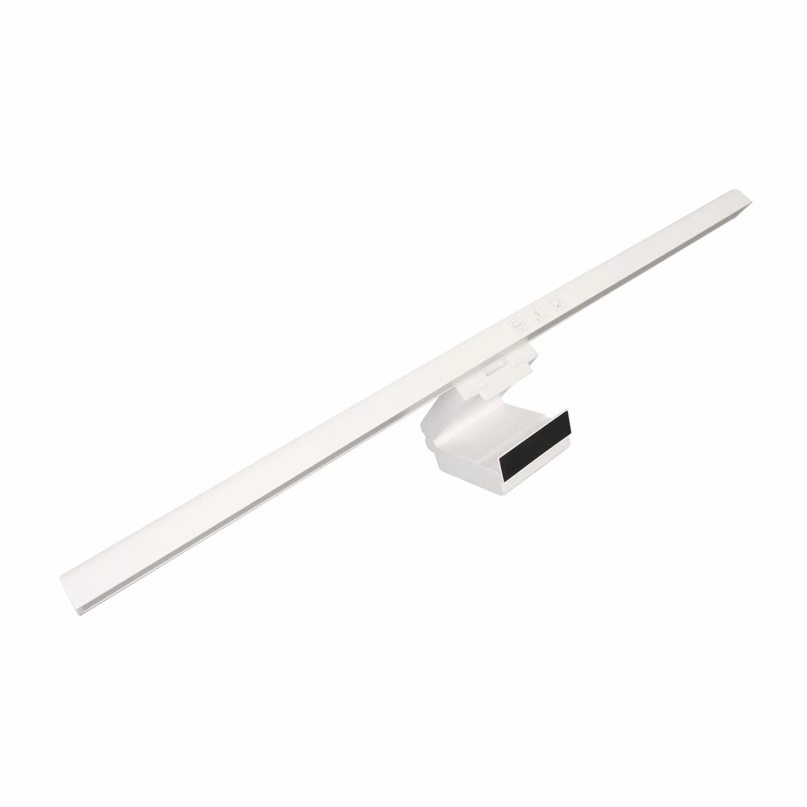 Ejoyous Lampa PC Bar 50 cm, oświetlenie LED do laptopa, lampa monitora, bezprzewodowa, PC, lampa do komputera, lampa na ekran, klips, regulowana jasność i temperatura barwowa, antyniebieska (biała)