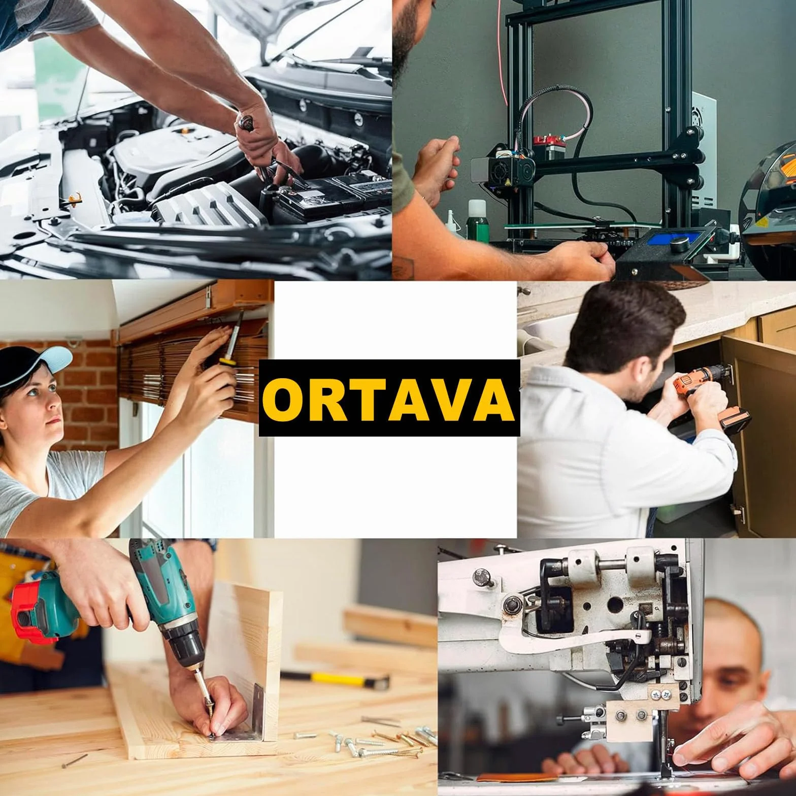 20 szt śrub M5/6/8, Śruby z łbem Sześciokątnym, Stal Szlachetna A2 V2A, Pełny Gwint, Czarny Tlenek, W Zestawie Klucz Sześciokątny