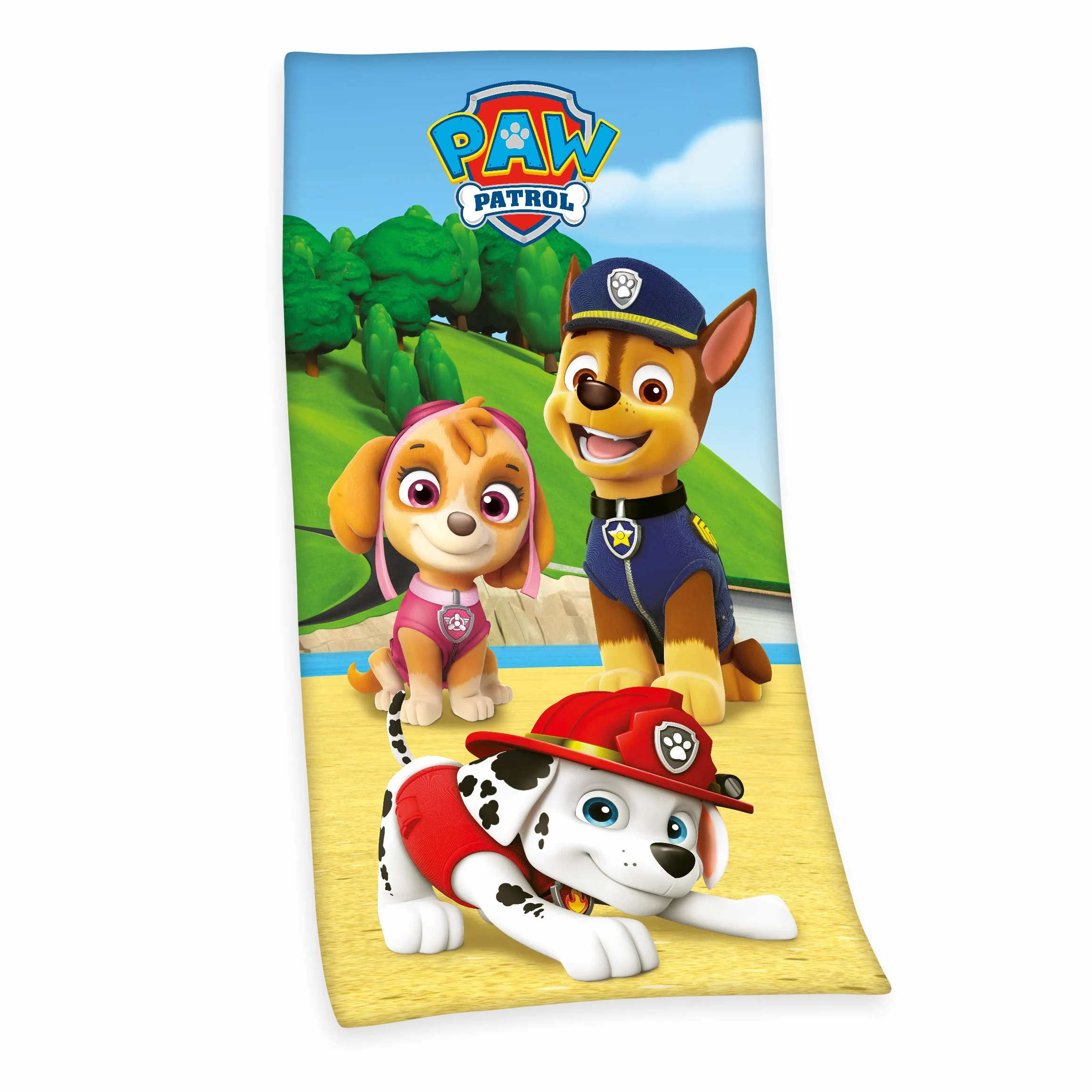 Herding Paw Patrol ręcznik kąpielowy, 150 x 75 cm, bawełna, wielokolorowy