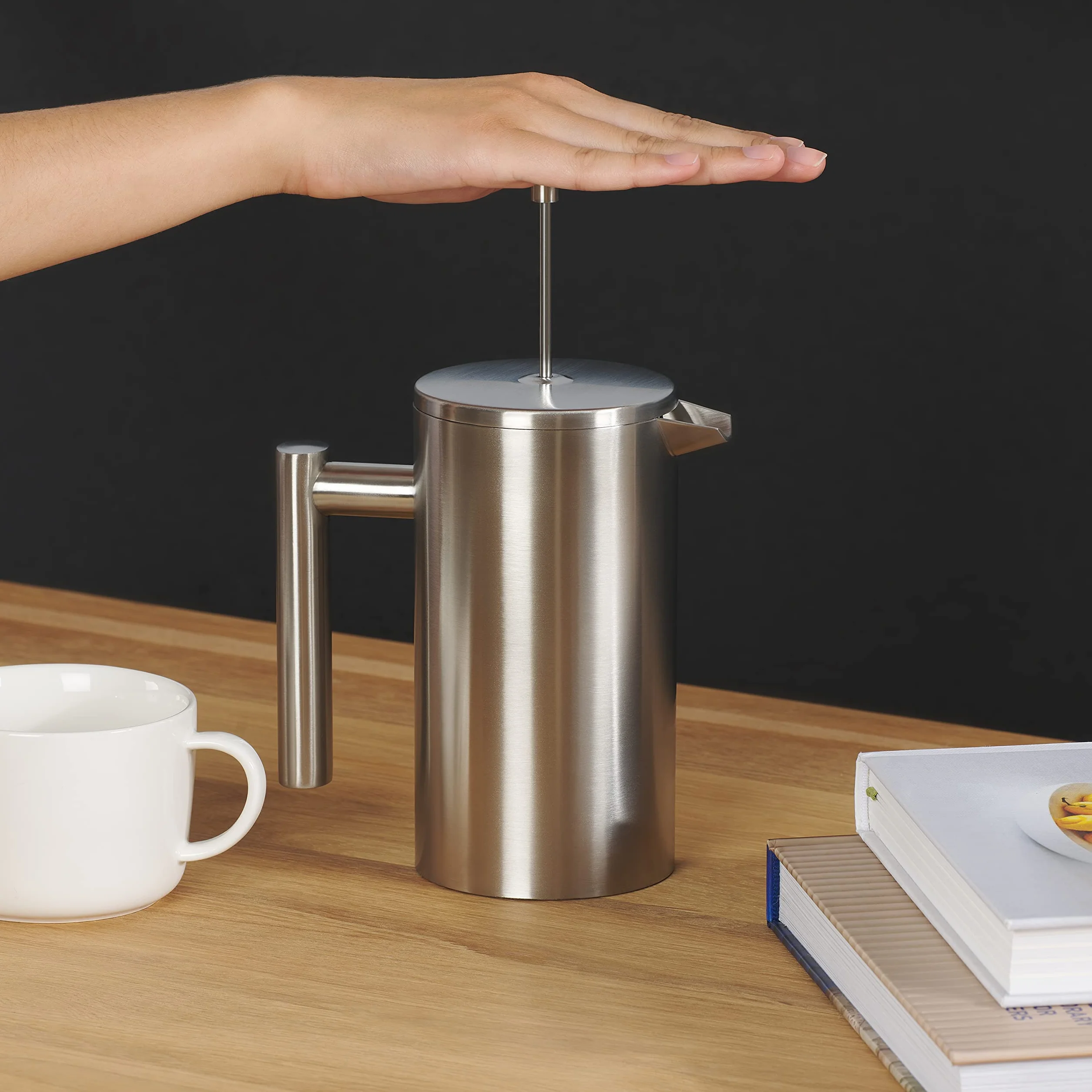 Blumtal French Press 600 ml - Stal nierdzewna, izolacja, miarka, filtr, instrukcja