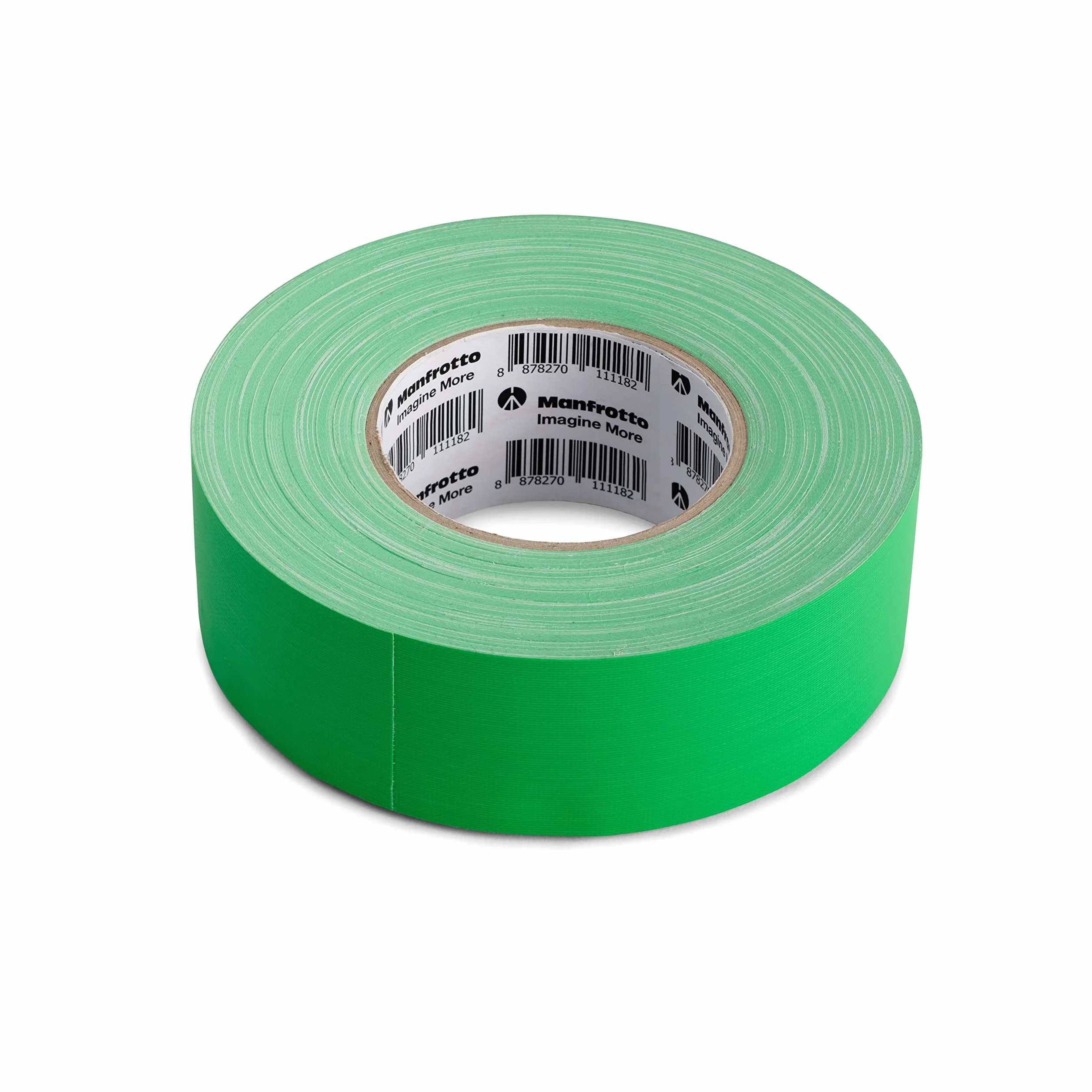 Manfrotto Chroma Key Green Gaffer Tape 50 mm x 50 m, taśma najwyższej jakości, bardzo mocne trzymanie, odpowiednia do techniki kluczowania, StudioLink, panoramiczne tło, LL LB7966