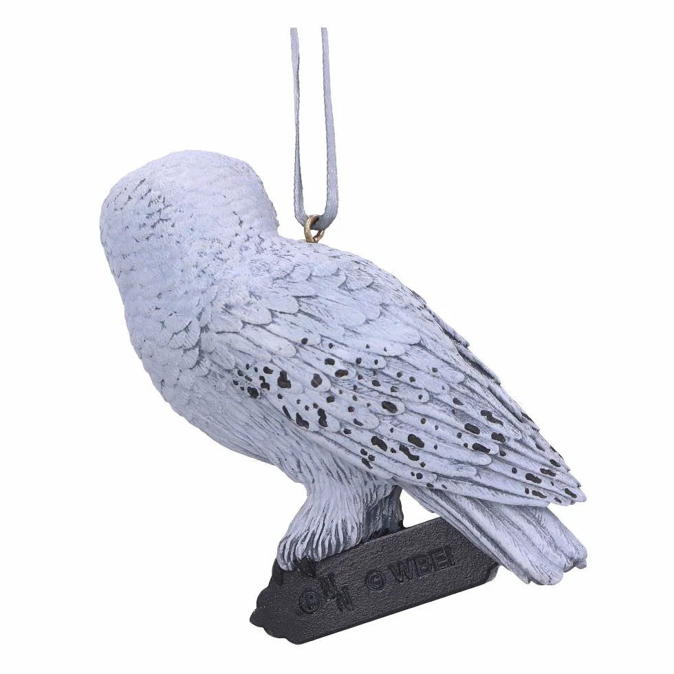 Nemesis Now Harry Potter Hedwig wisząca ozdoba, biała, 9 cm