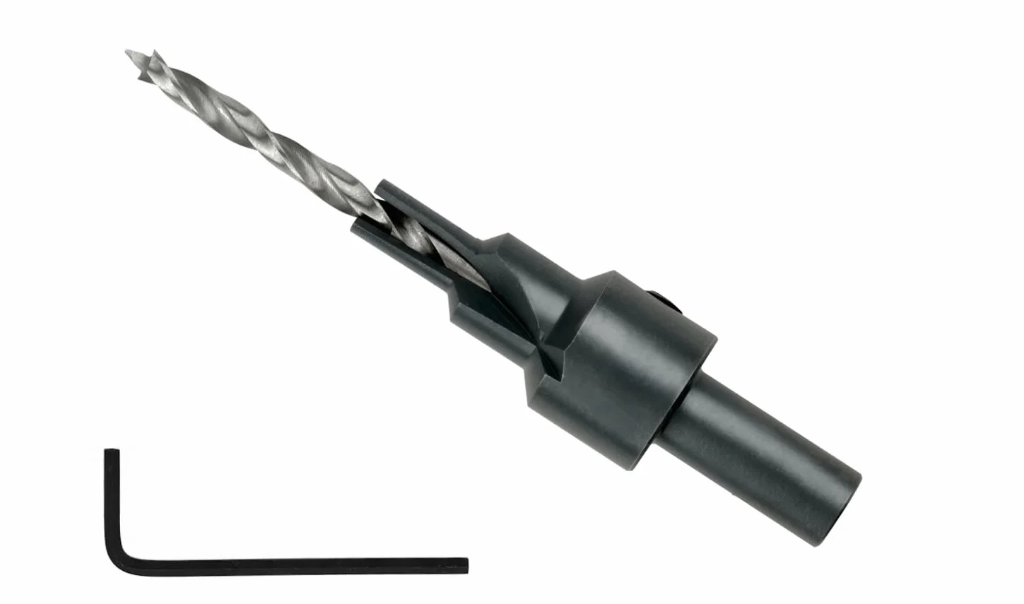 Dedra WDK4564 – wiertło do konfirmatów 4,5 mm/6,4 mm HSS, uchwyt walcowy 8 mm, regulacja głębokości 40–55 mm, stal szybkotnąca – 1 szt.