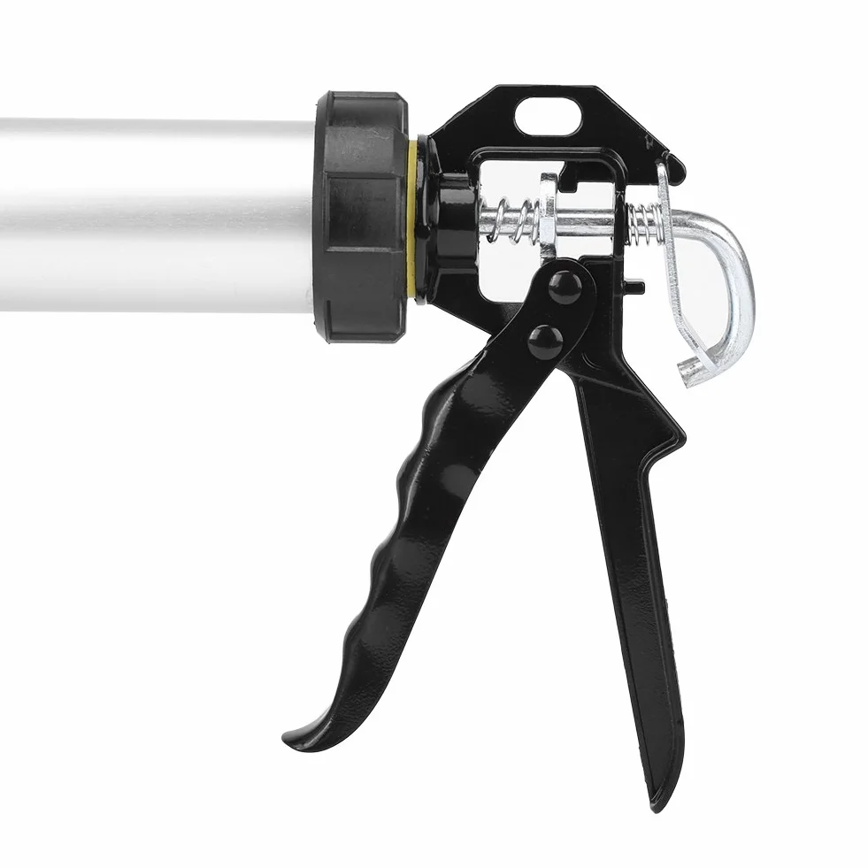 Ręczny Pistolet do Rur Aluminiowych, 600 ml, Silikonowa Prasa do Uszczelniania z 10 Dyszami