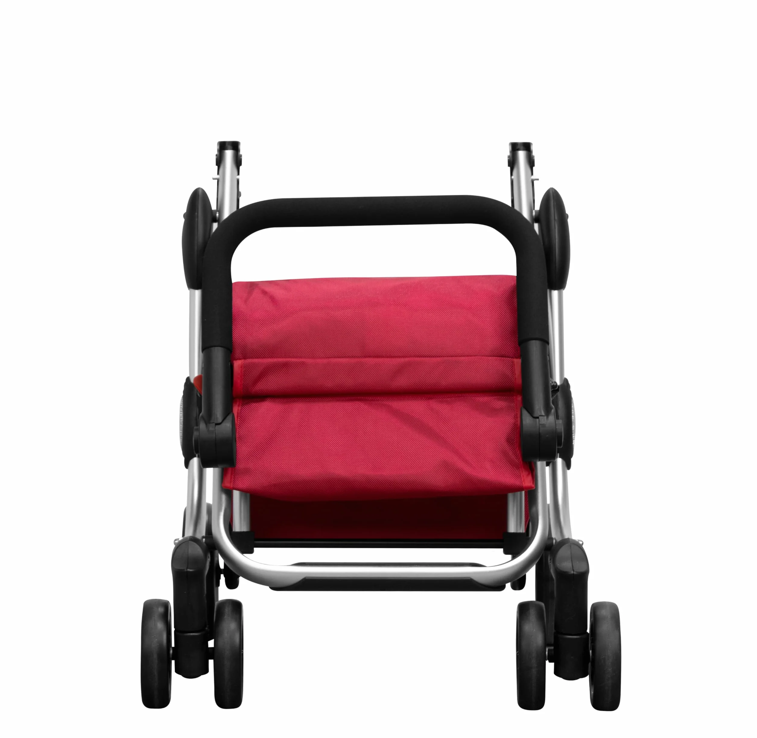 Playmarket Uniseks Go Up Basic Wózek na Zakupy, Czarny/Czerwony (Charme), 110 cm