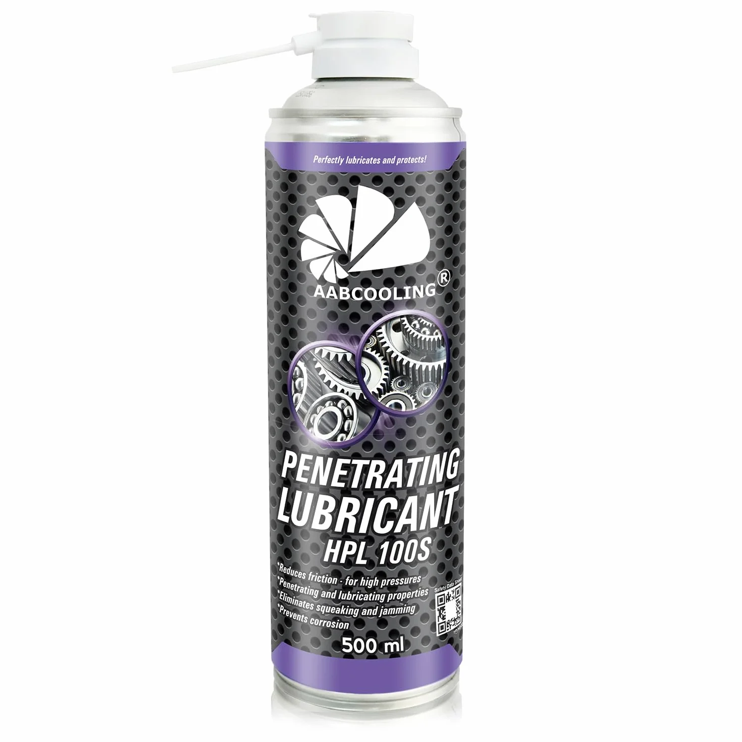 AABCOOLING HPL 100S Penetrating Lubricant Spray 500ml Smar uniwersalny przeciw wilgoci, Smar, Łańcuch, Zawiasy, Motocykl, Samochód, Produkt wielofunkcyjny, Eliminuje skrzypienie K2
