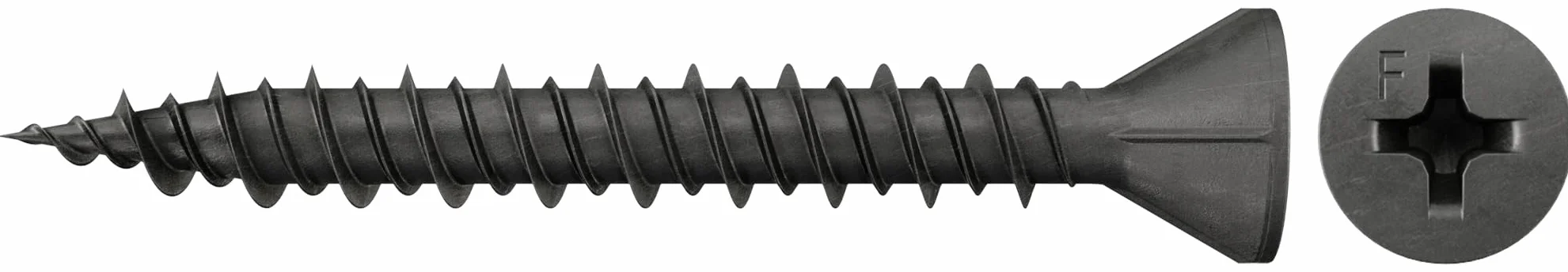 fischer Śruba do płyt gipsowo-kartonowych 3,9 x 35, z małą łbem wpuszczanym, podwójnym gwintem HiLo i gniazdem krzyżowym PH, do mocowania płyt gipsowo-włóknowych na stojakach metalowych lub