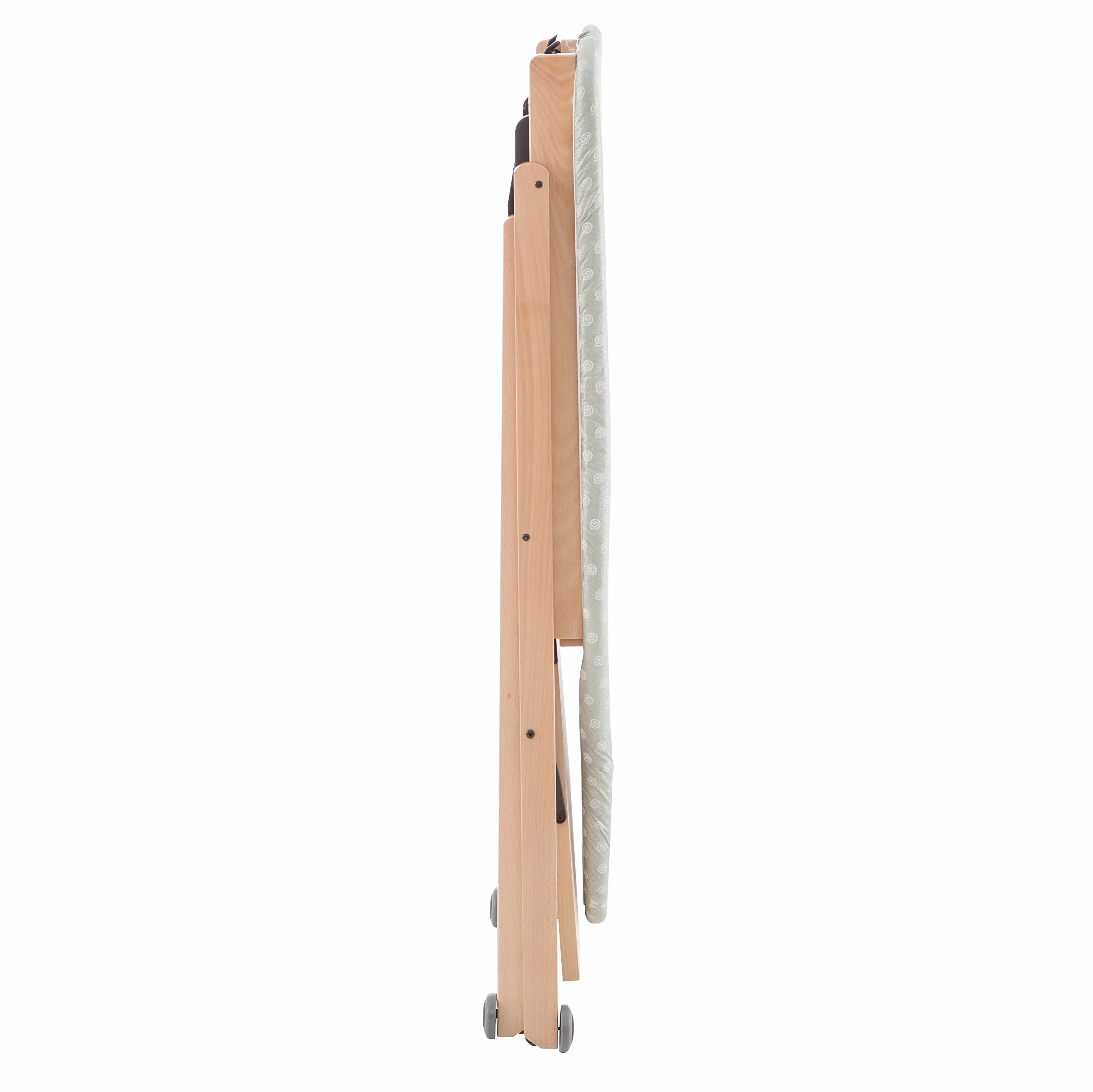 Arredamenti Italia Deska do prasowania, regulowana/składana, lite drewno bukowe, 135 x 88 x 45 cm, kolor naturalny