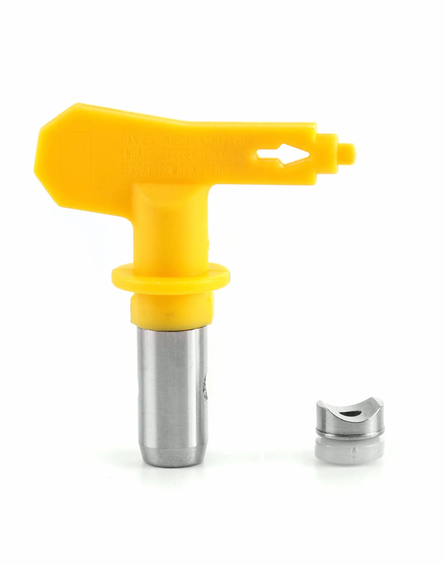 QWORK® Airless pistolet wysokociśnieniowy z gniazdem dyszy i dyszą 517 do systemu natryskiwania farby, 3600 PSI / 250 BAR