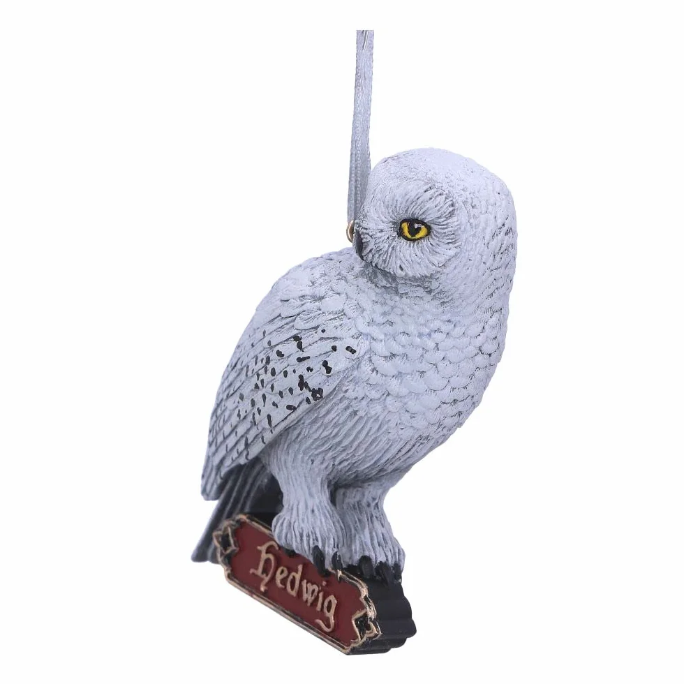 Nemesis Now Harry Potter Hedwig wisząca ozdoba, biała, 9 cm