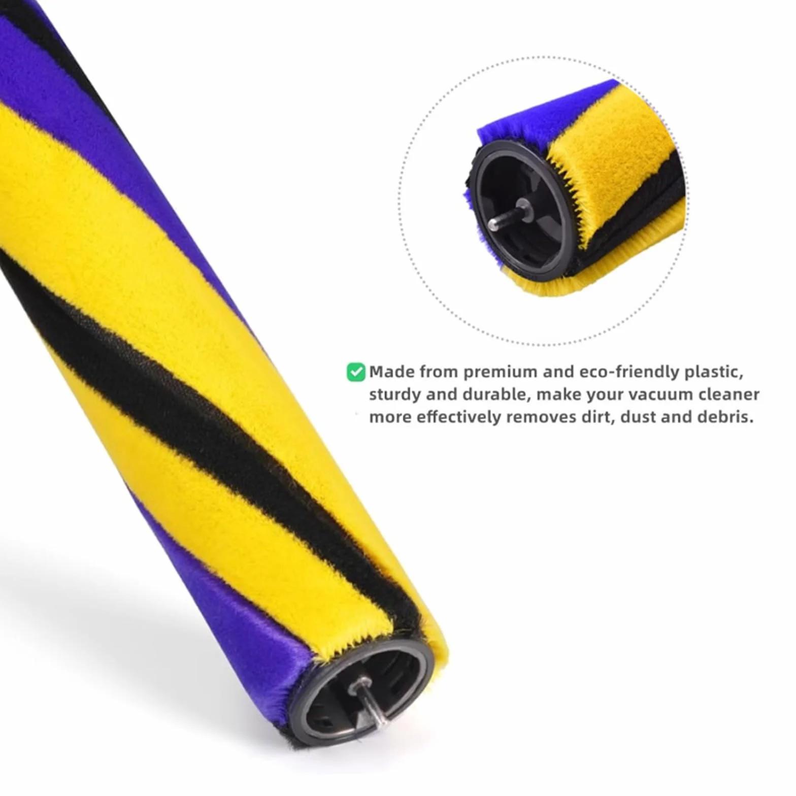 1 szt. Szczotka zapasowa do odkurzacza Dyson V12/V15 Slim, żółta i niebieska szczotka zamienna, wałek do szczotki, miękka szczotka do wymiany