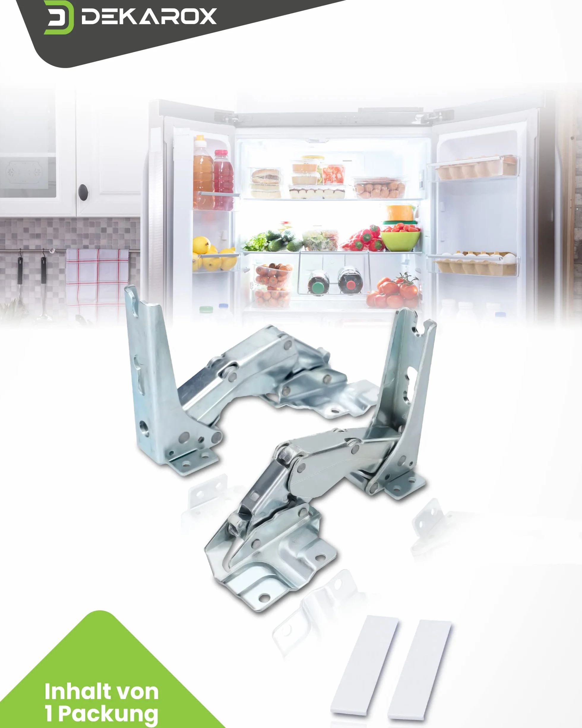 Zestaw zawiasów drzwiowych do Bosch Siemens 481147 00481147 do Electrolux AEG 4071314258 do Küppersbusch 430332 do Miele 5546050 do lodówki zamrażarki