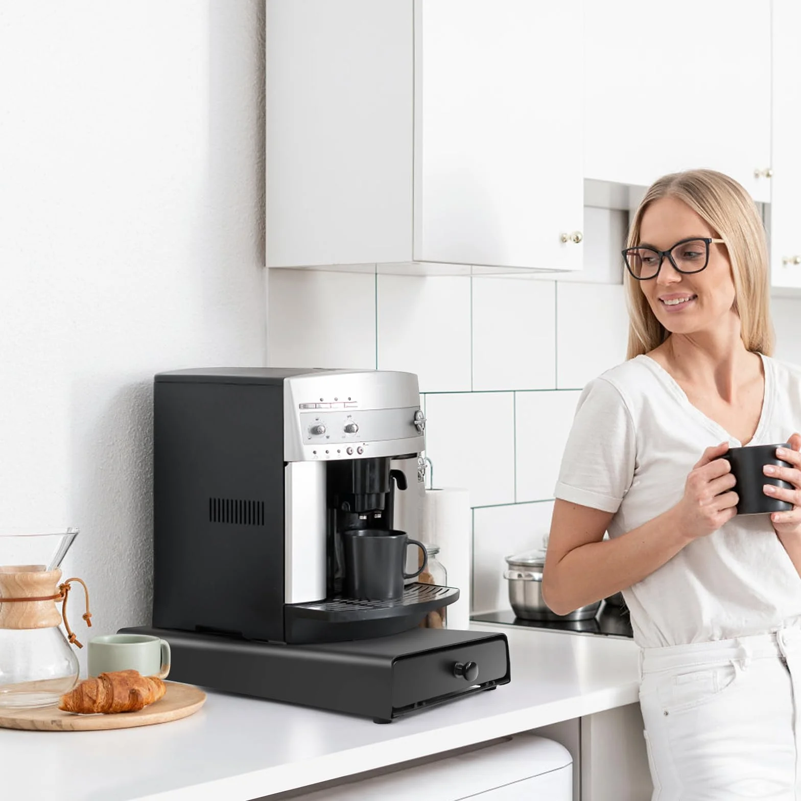 Uchwyt na kapsułki kawy Nespresso stojak z 40 kapsułek