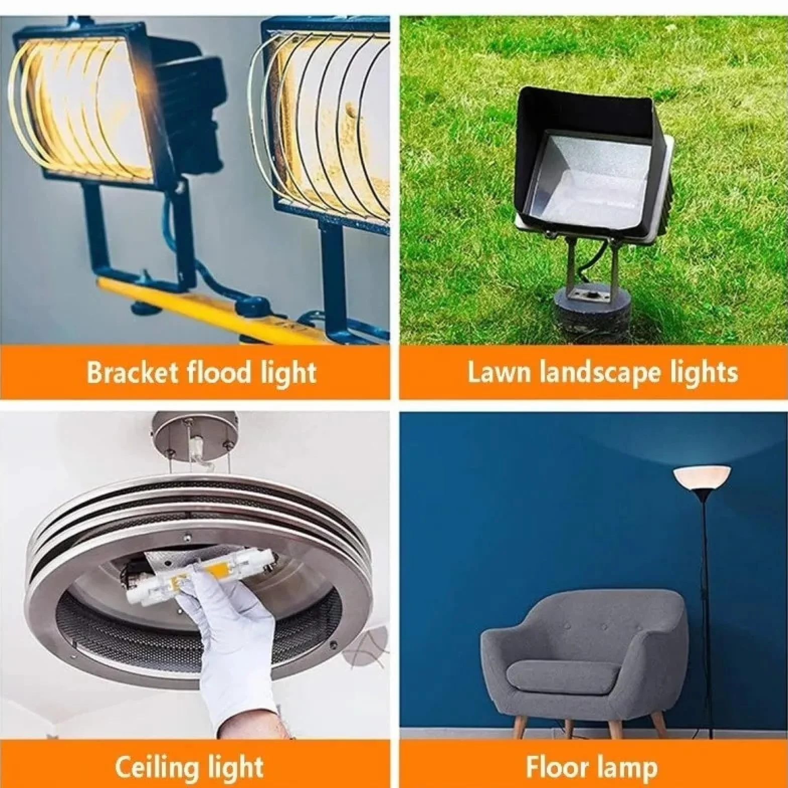 1 szt. Lampa LED R7S High Power Regulowana AC110V 220V COB BLUB 15W 20W 30W 118MM LED SZKŁO CZERWONE BOOFBILB 220V 118MM 15W NATURALNY BIAŁY
