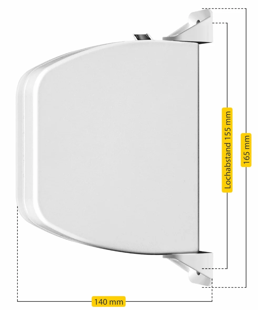 Schellenberg 50151 Natynkowy Nawijacz Pasów 14 mm, Biały 15.5 cm