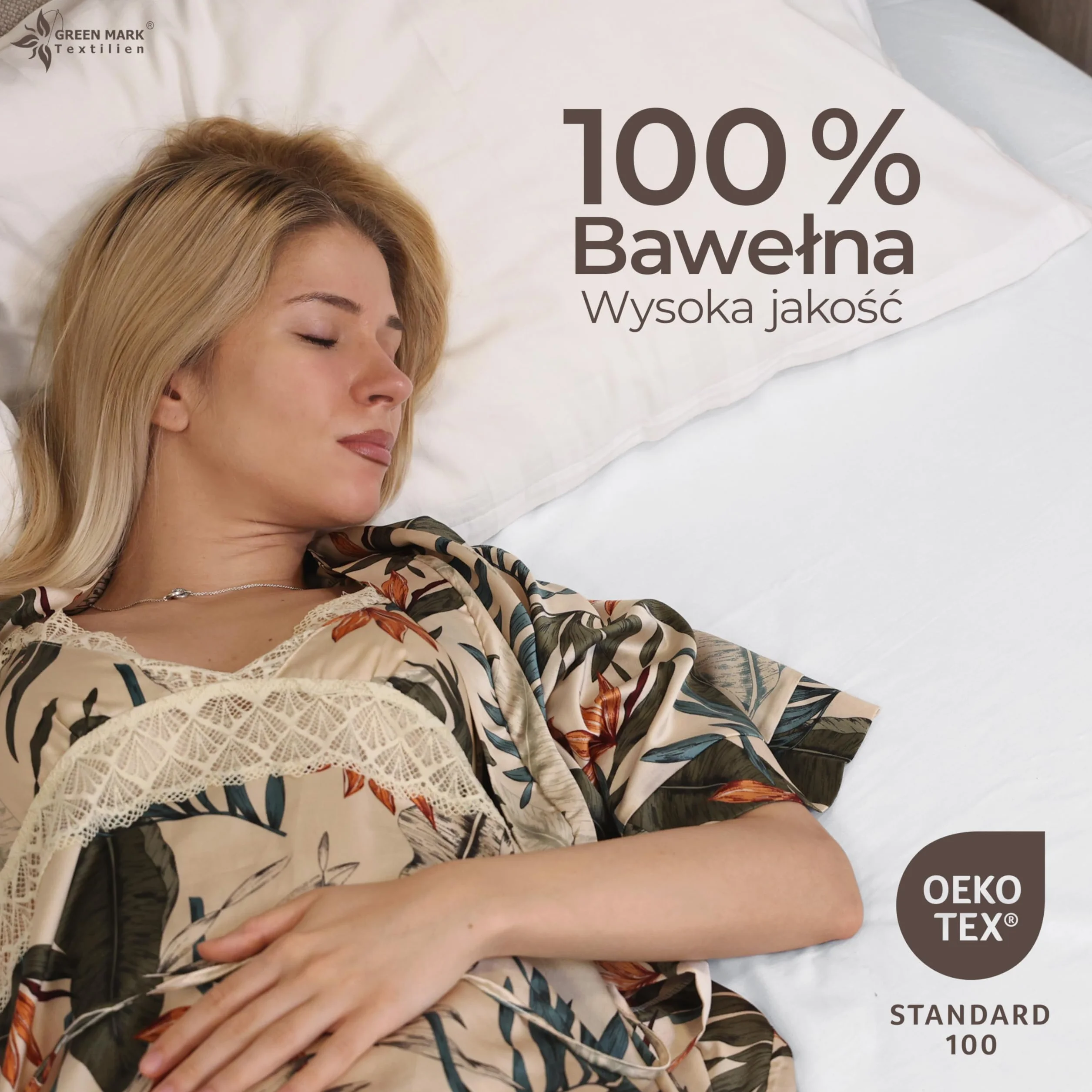 GREEN MARK Klasyczne prześcieradła – zestaw 2 płaskich prześcieradeł 100% bawełna, bez gumek, przyjazne dla skóry, łatwe w pielęgnacji, pralne w wysokich temperaturach – Biały – 150 x 250 cm