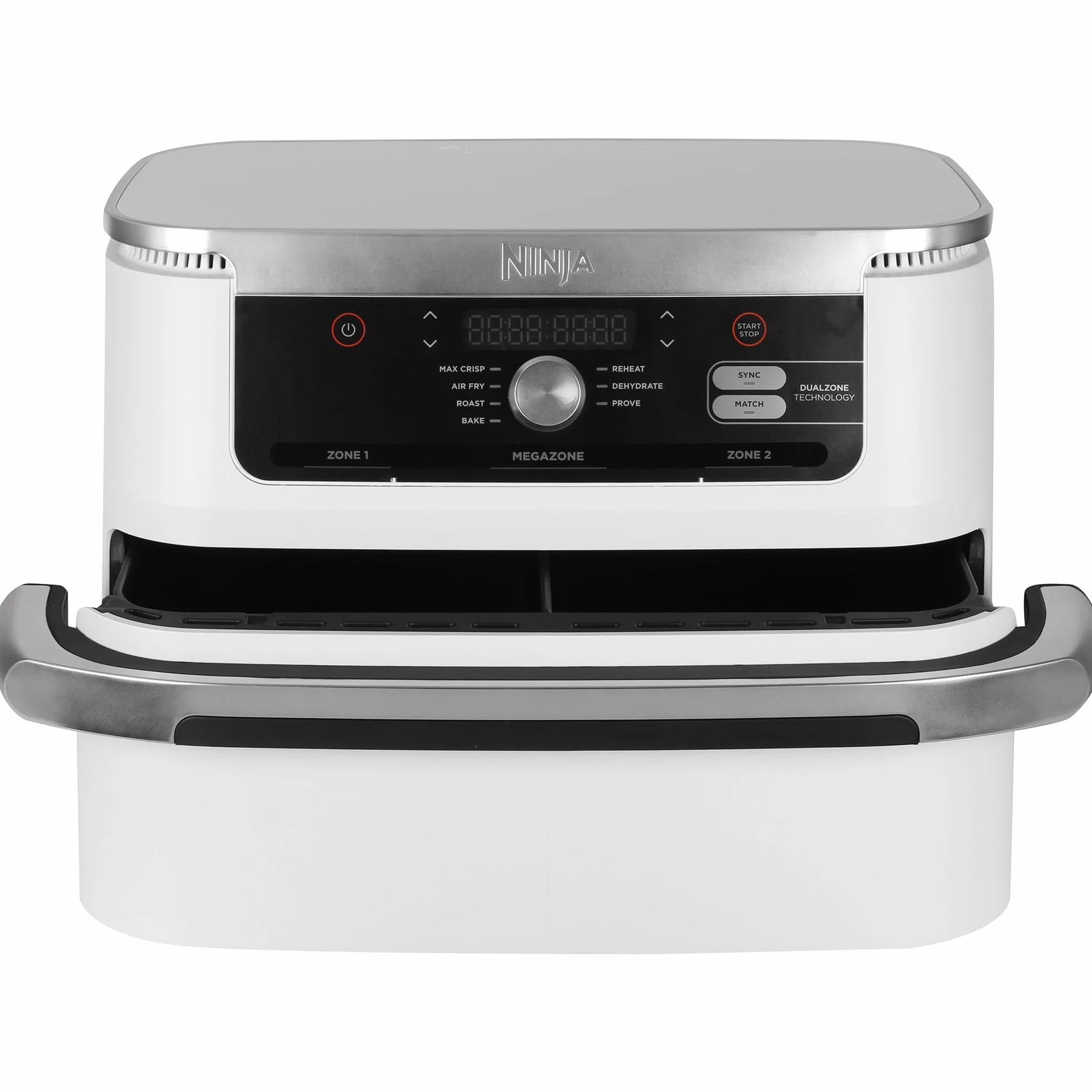 Ninja AF500EUWH Foodi FlexDrawer Doppel-Hei?luftfritteuse (AF500EUWH)