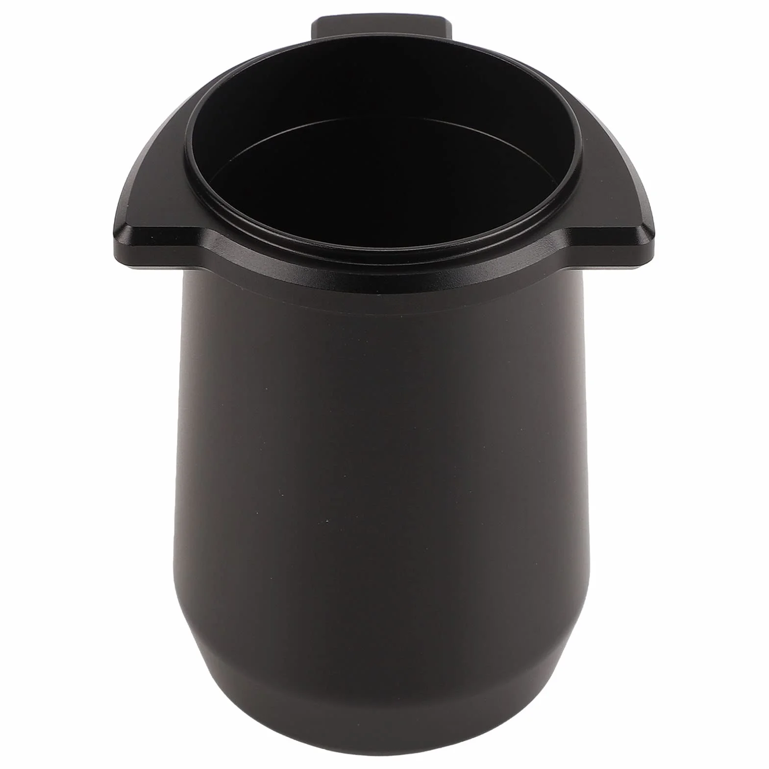 54mm kubek dozujący kawę ze stopu aluminium młynek do kawy espresso kubek w proszku podajnik kawy w proszku część (Black)
