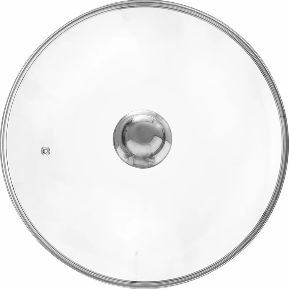 orion group - Szklana pokrywka z pierścieniem ze stali nierdzewnej do garnka i patelni – pokrywka do garnka – pokrywka garnka – szkło odporne na wysokie temperatury 200°C – uniwersalna pokrywka