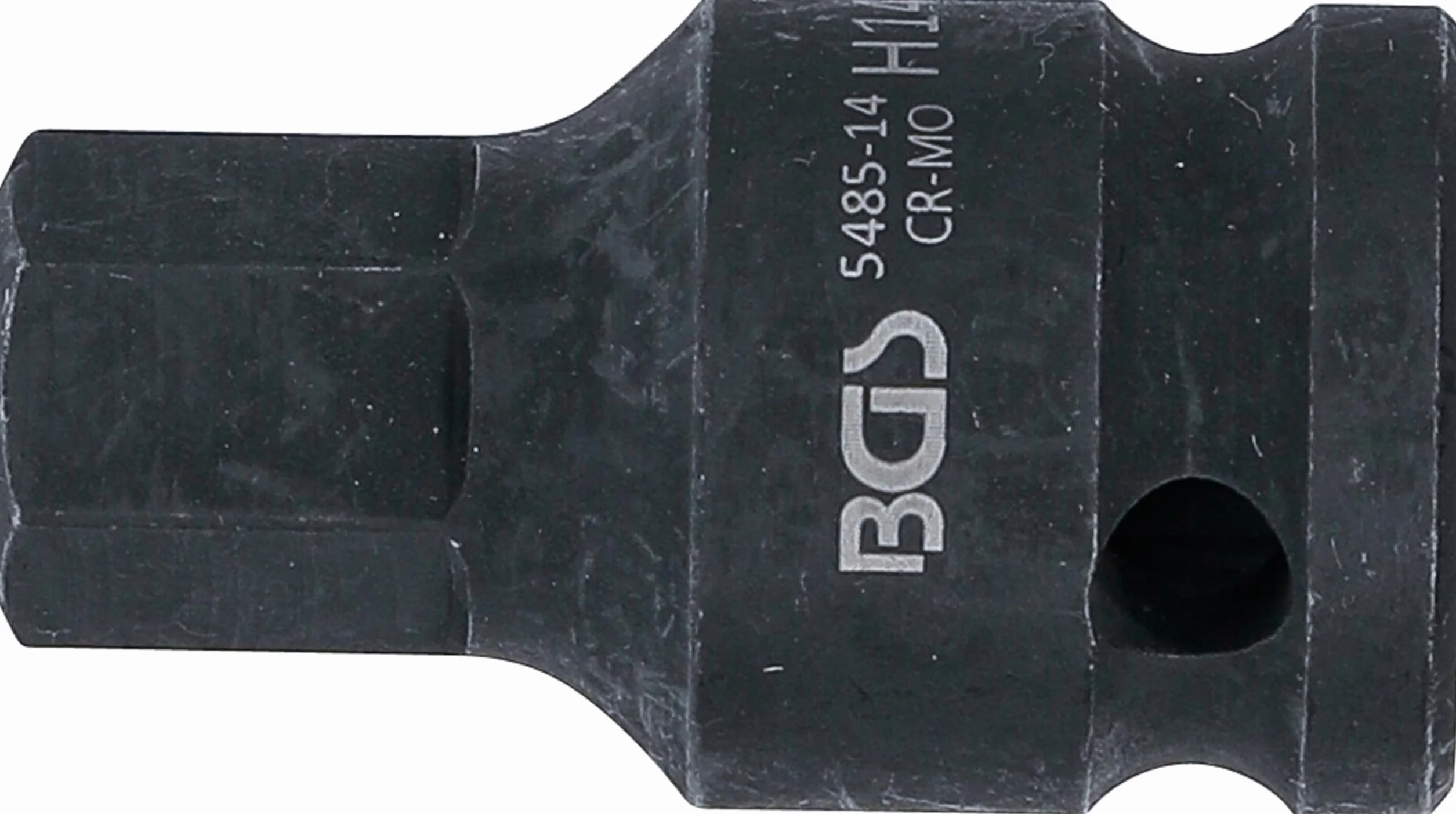 BGS 5485-14 | Nasadka udarowa do bitów | długość 42 mm | 12,5 mm (1/2") | gniazdo sześciokątne 14 mm