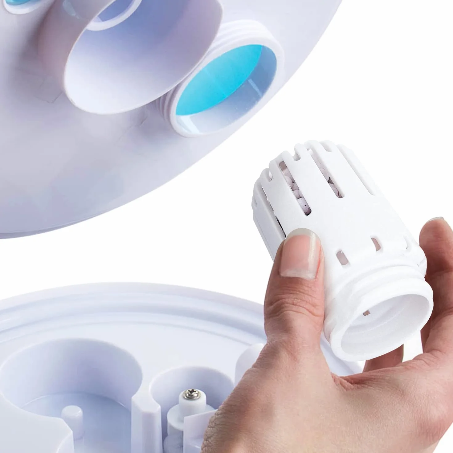 Zestaw 3 wymiennych filtrów ceramicznych HEPA 13 do nawilżacza ultradźwiękowego Pro Breeze 3,8 l (PB-07 wersja 2)