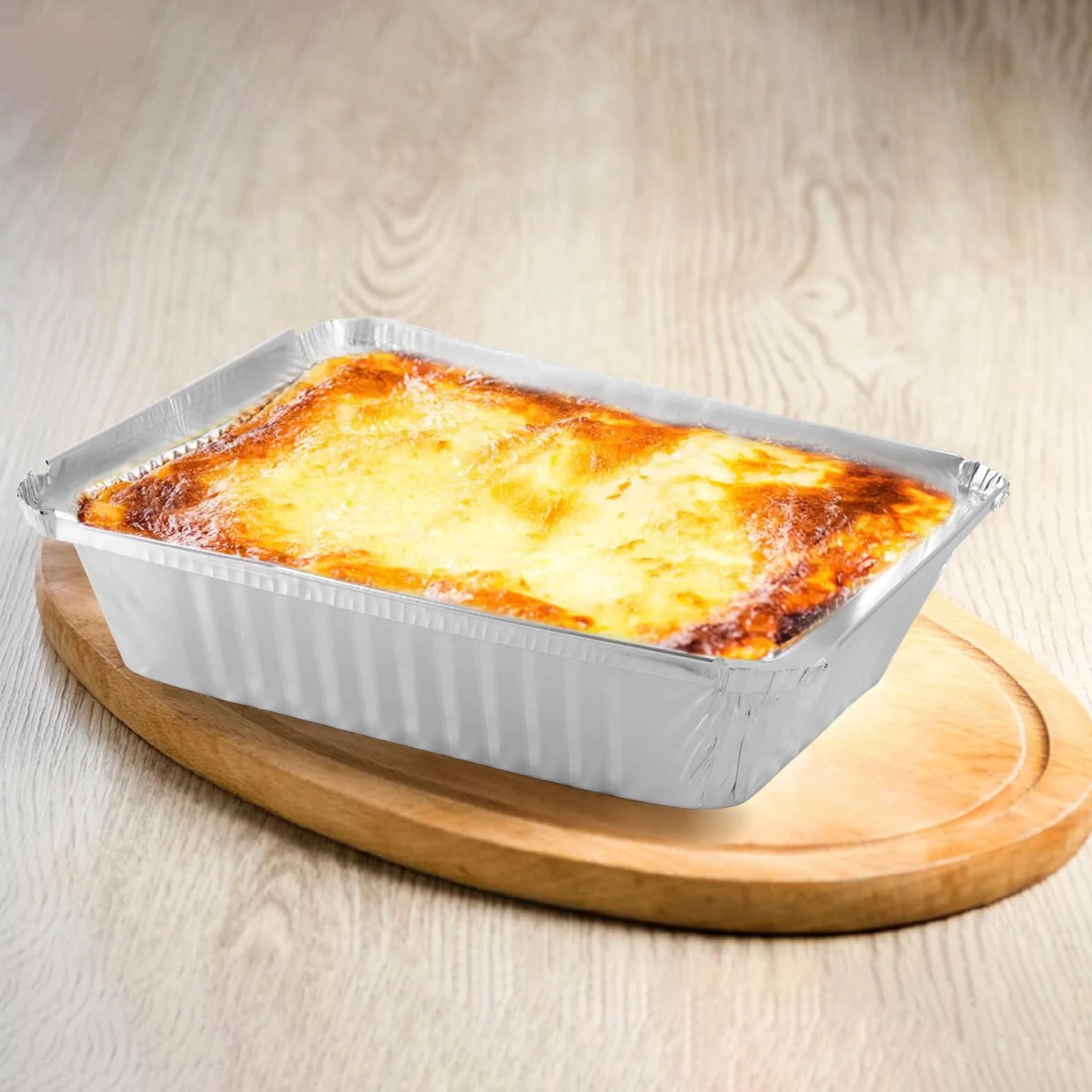 FUNSUEI 125 szt. 22 x 16 x 5 cm aluminiowe miski jednorazowe z przezroczystą pokrywką, 1000 ml, aluminiowe miski do grilla, z folii aluminiowej, tacki do grilla, aluminiowe tacki ociekowe, tacki do