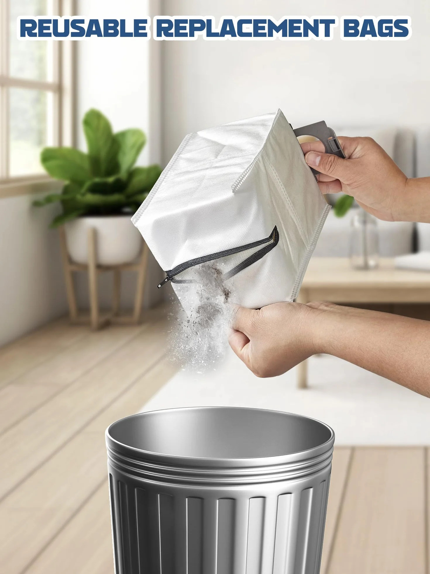 Worki do odkurzacza wielokrotnego użytku Dreame L40s Pro Ultra X50 X40 Ultra L10s Ultra Gen 2 L10s Pro Ultra L50 L40 Ultra Mova E30 Ultra V50 P50 P10