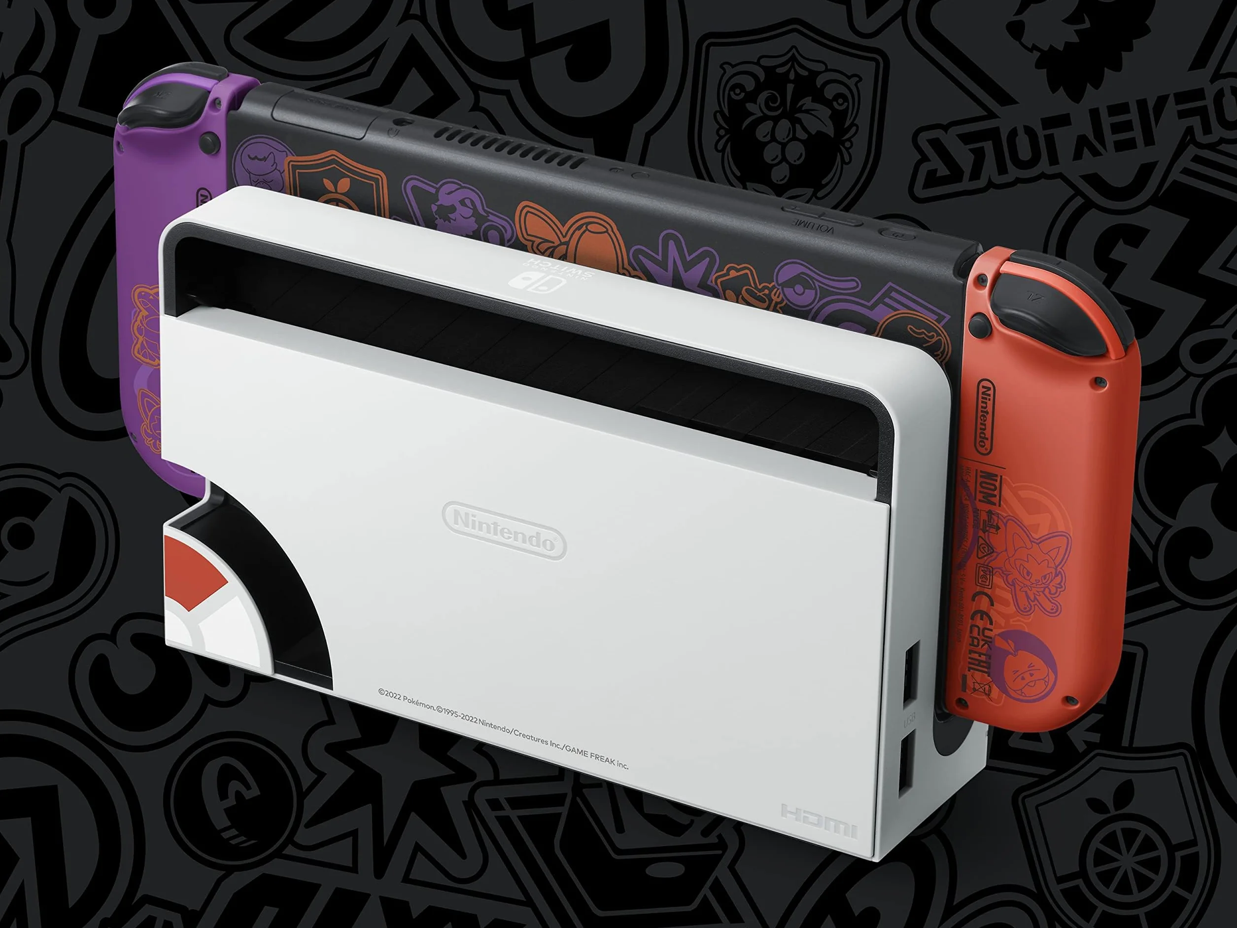 Nintendo Switch OLED Model Pokémon Scarlet & Violet Edition console de jeux portables 17,8 cm (7") 64 Go Écran tactile