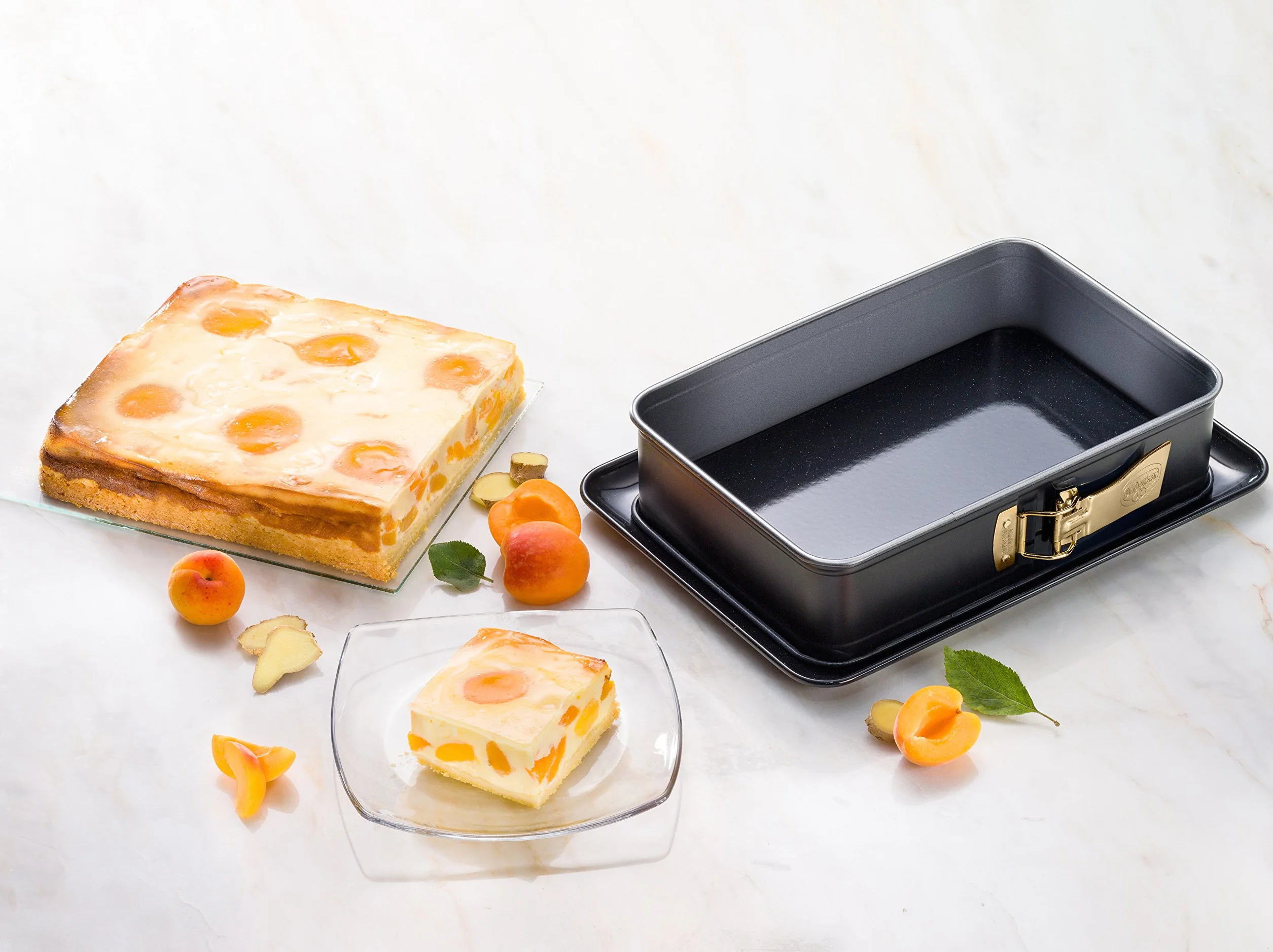 Dr. Oetker Prostokątna forma do wyciskania z emaliowanym dnem 28 x 18 cm, seria Back-Idee