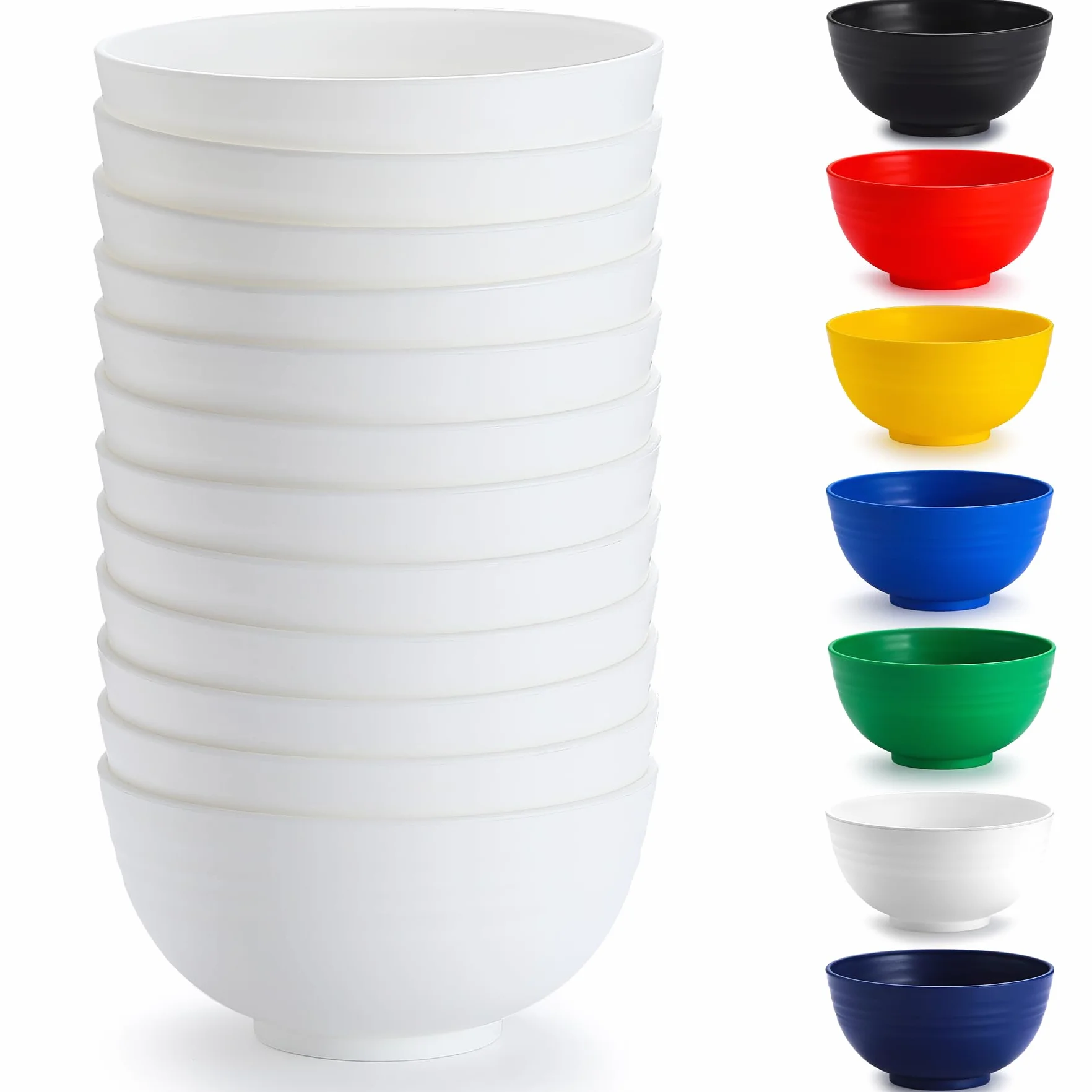 Berglander Zestaw plastikowych misek 750 ml 12 sztuk wielokrotnego użytku