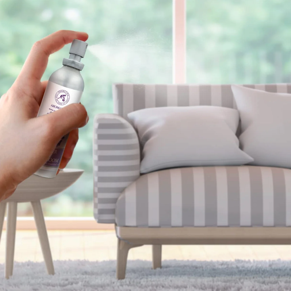 Lawendowy Spray z Olejkiem - 75ml - Lawenda do Spania, Poduszek i Bielizny - Relaksujący Odświeżacz do Szafy