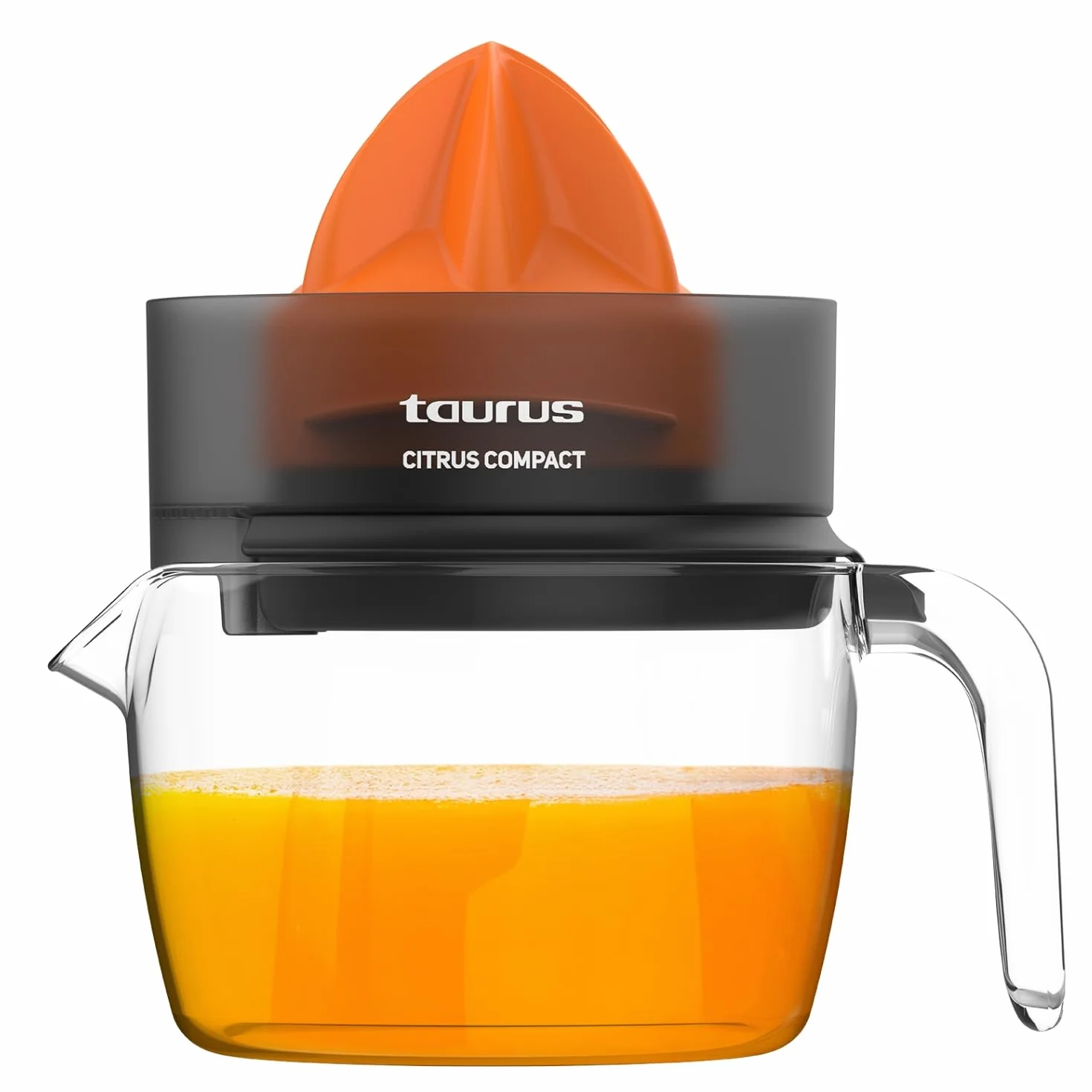 Taurus Citrus Compact elektryczna wyciskarka do pomarańczy, podwójny kierunek obrotu, duży stożek, BPA Free