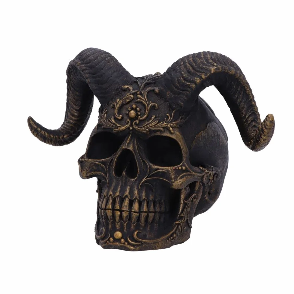 Nemesis Now Czaszka diabolus czarna 18 cm