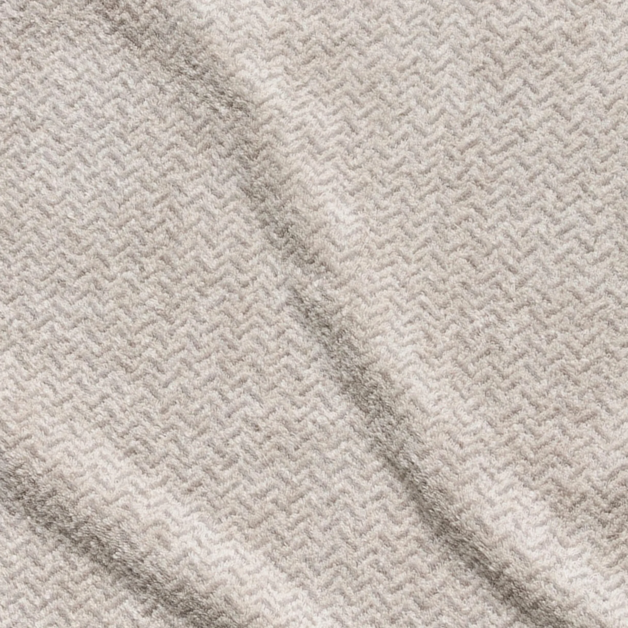 Möve Brooklyn ręcznik dla gości w jodełkę 50 x 30 cm z 85% bawełny / 10% wiskozy / 5% lnu, naturalny/kaszmir