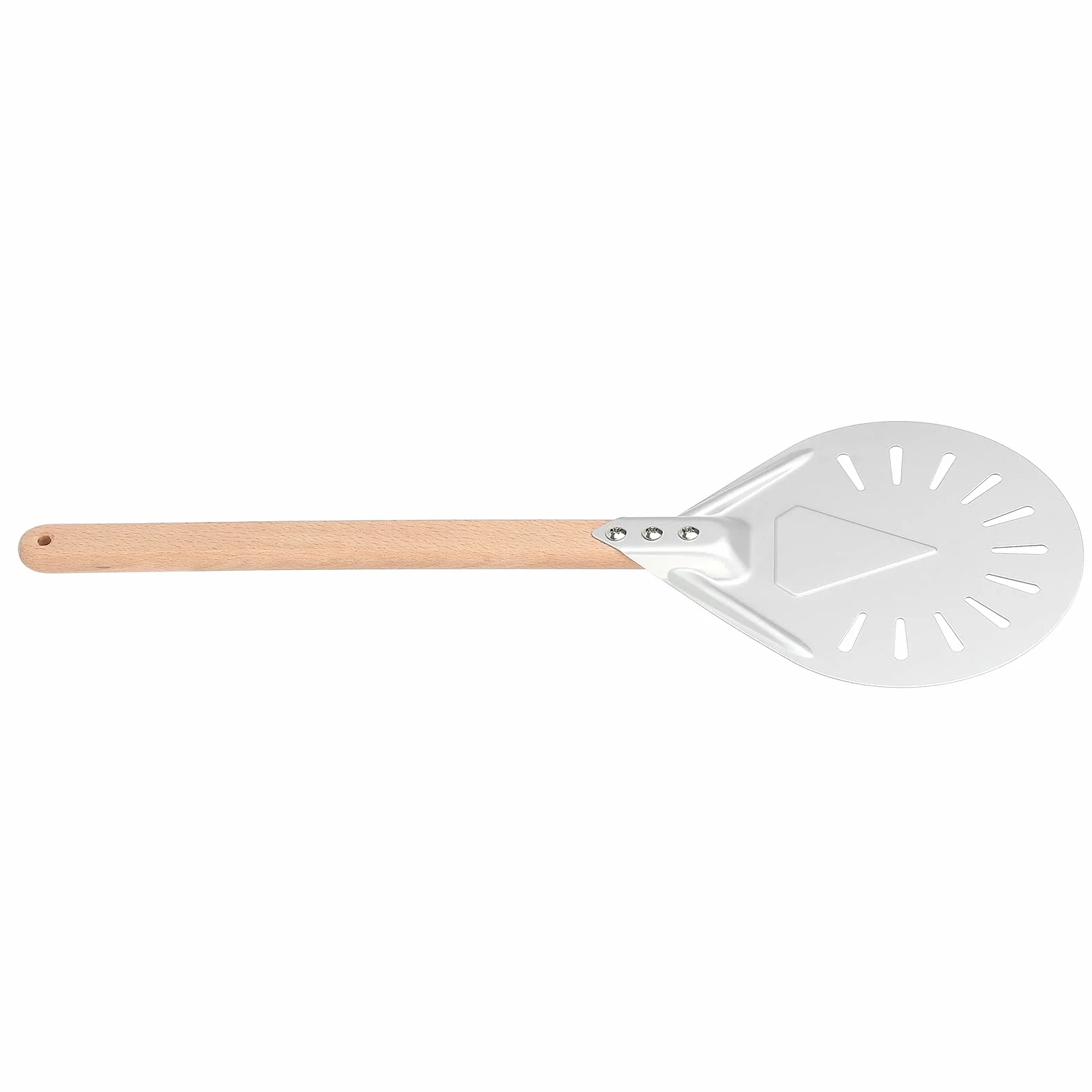Aluminium Aluminiowe Pizza Pizza Łopata z Zdejmowanym Drewnem, łatwa w Użyciu dla Profesjonalistów, świetne (9-calowa łopata pizzy (z 41 cm płaskim)