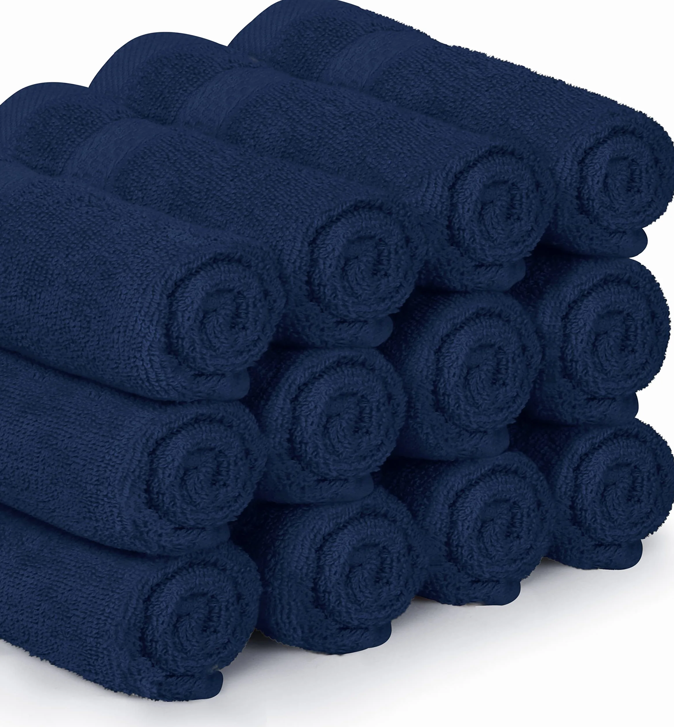 Utopia Towels Ręcznik z czubkami palców 30,5x30,5 cm 600 g/m² 100% bawełna granatowy 12 sztuk