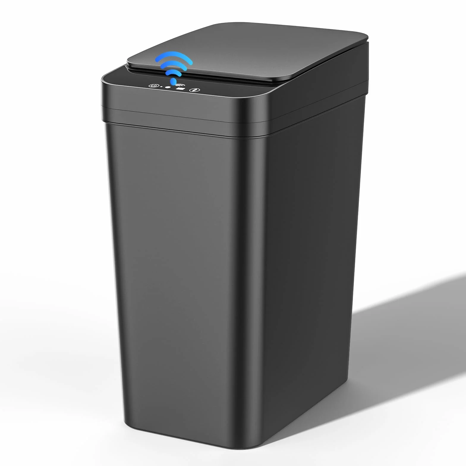 Automatyczny kosz na śmieci 12 l 1200 mAh wodoodporny czarny