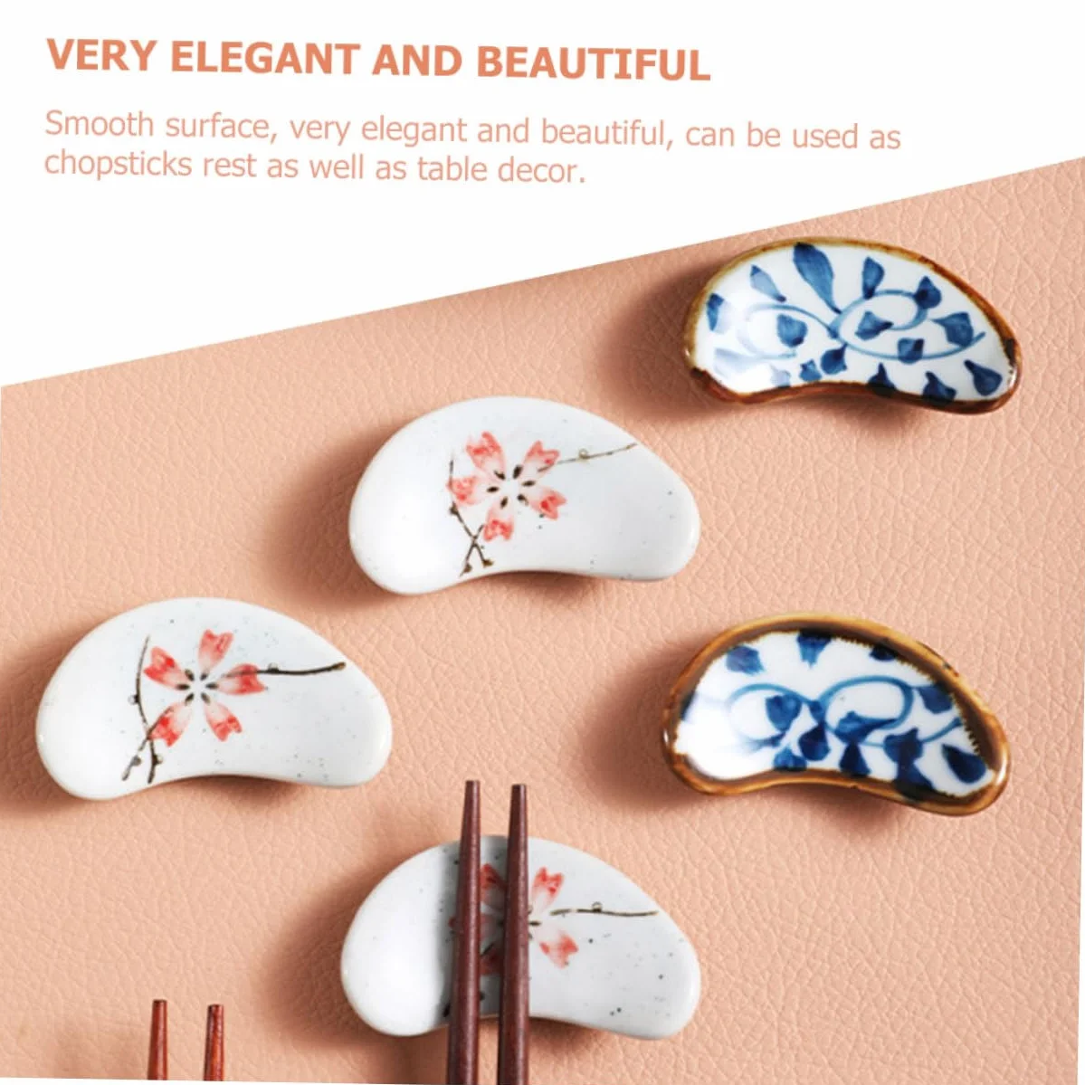 4 Sztuki Stojak Na Pałeczki Podkładka Pod Łyżkę Ceramiczne Podstawki Pod Pałeczki Stojak Na Pałeczki Japońska Podstawka Pod Pałeczki Uchwyt Na Pałeczki Ceramiczna Podstawka Pod