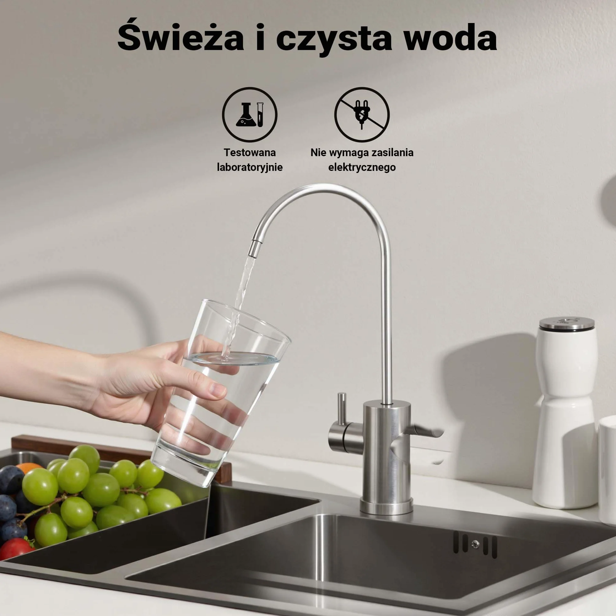 Naturewater NW-BR10B3 podwójny filtr do wody, 20,67 mm, 1/2 cala