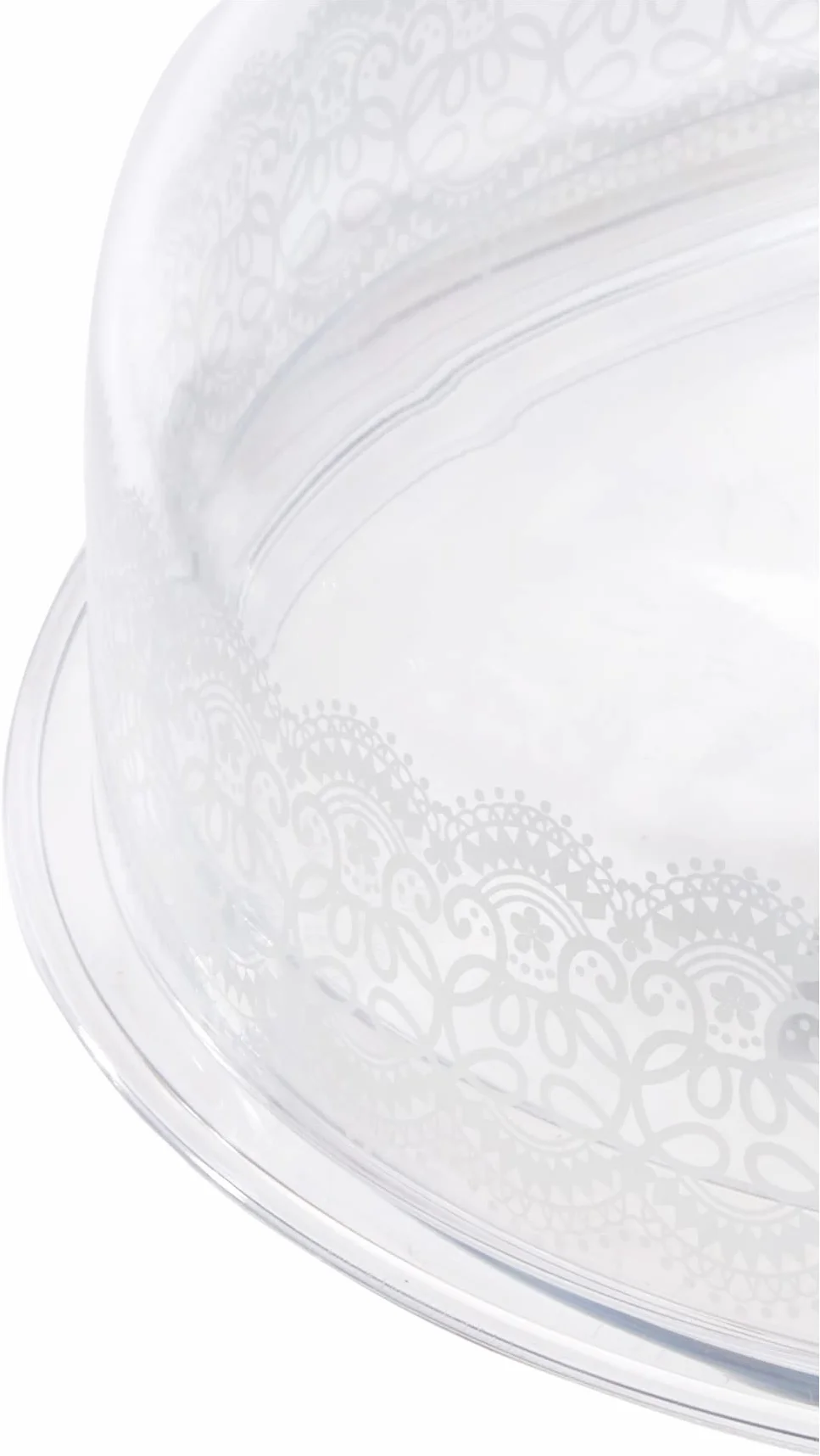Cosmoplast patera na tort 26 cm przezroczysta Mix