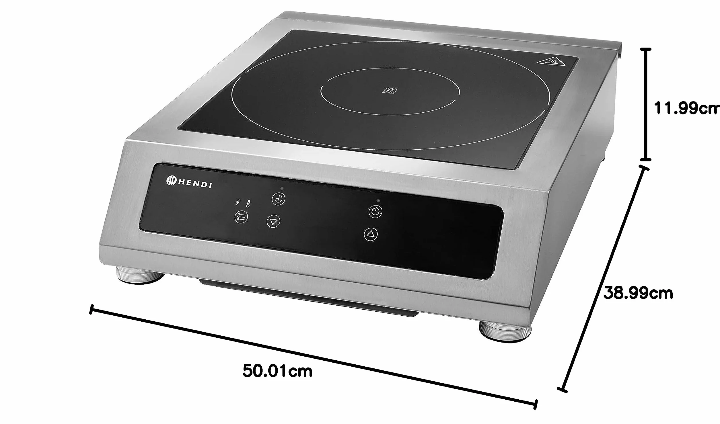 HENDI Kuchenka indukcyjna 3500 D XL | 3500 W | panel dotykowy