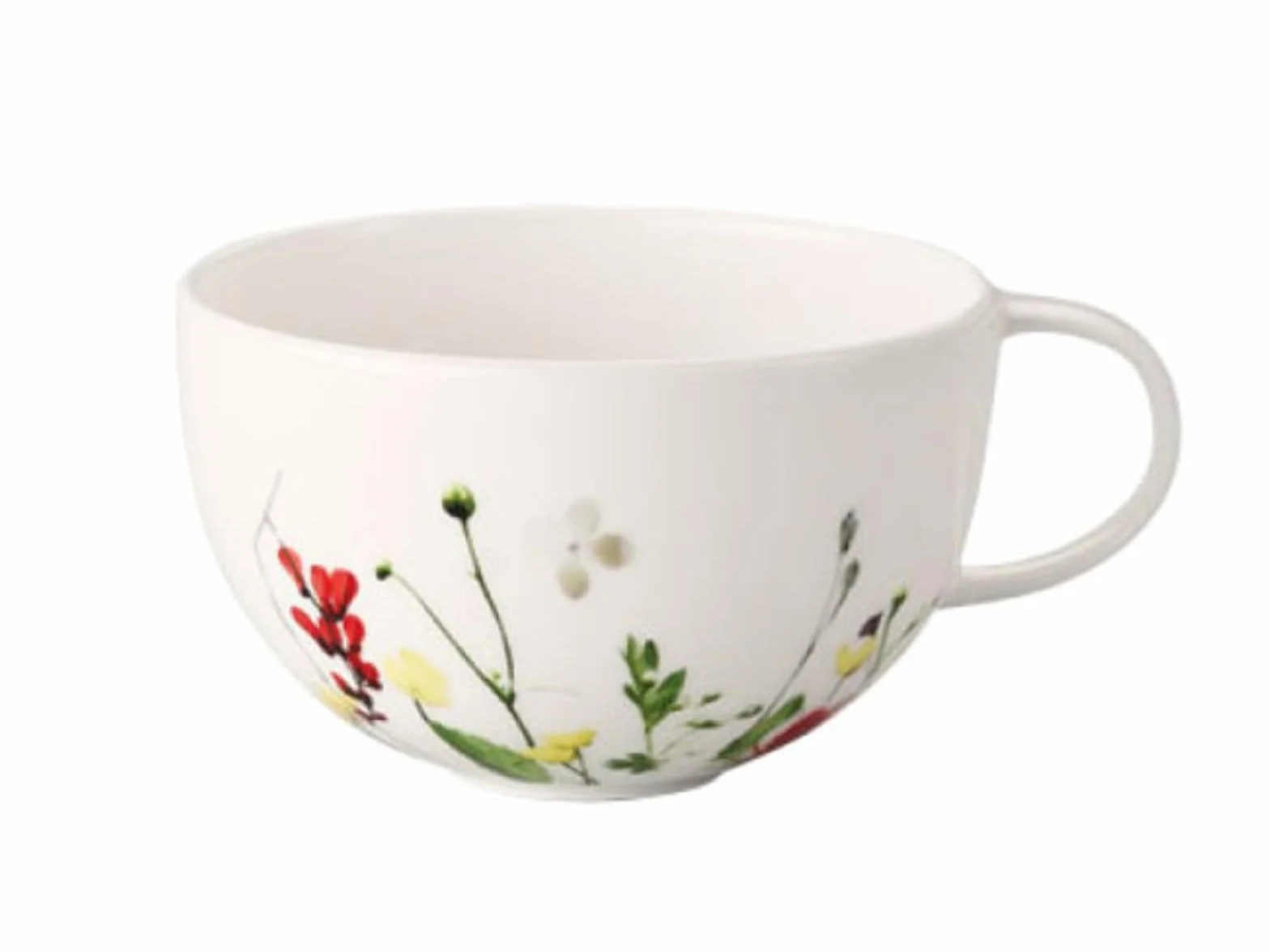 Rosenthal Brillance Wild Flowers Kubek do herbaty lub Cappuccino, Porcelana, Wielokolorowy, 15 x 15 x 5 cm