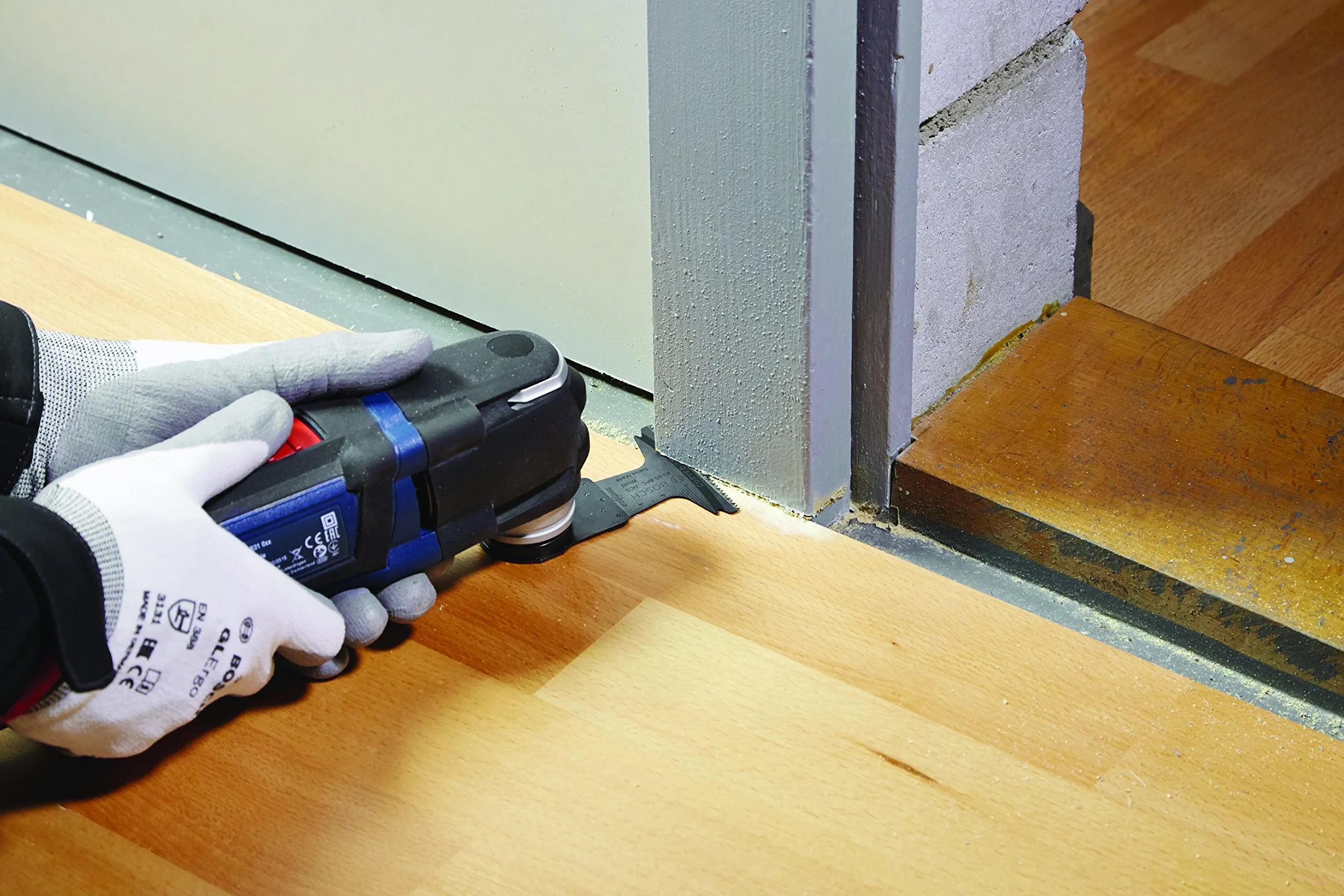 Bosch Professional Brzeszczot BIM do cięcia wgłębnego AII 65 APB (do drewna i metalu, 40 x 65 mm, akcesoria narzędzie wielofunkcyjne)
