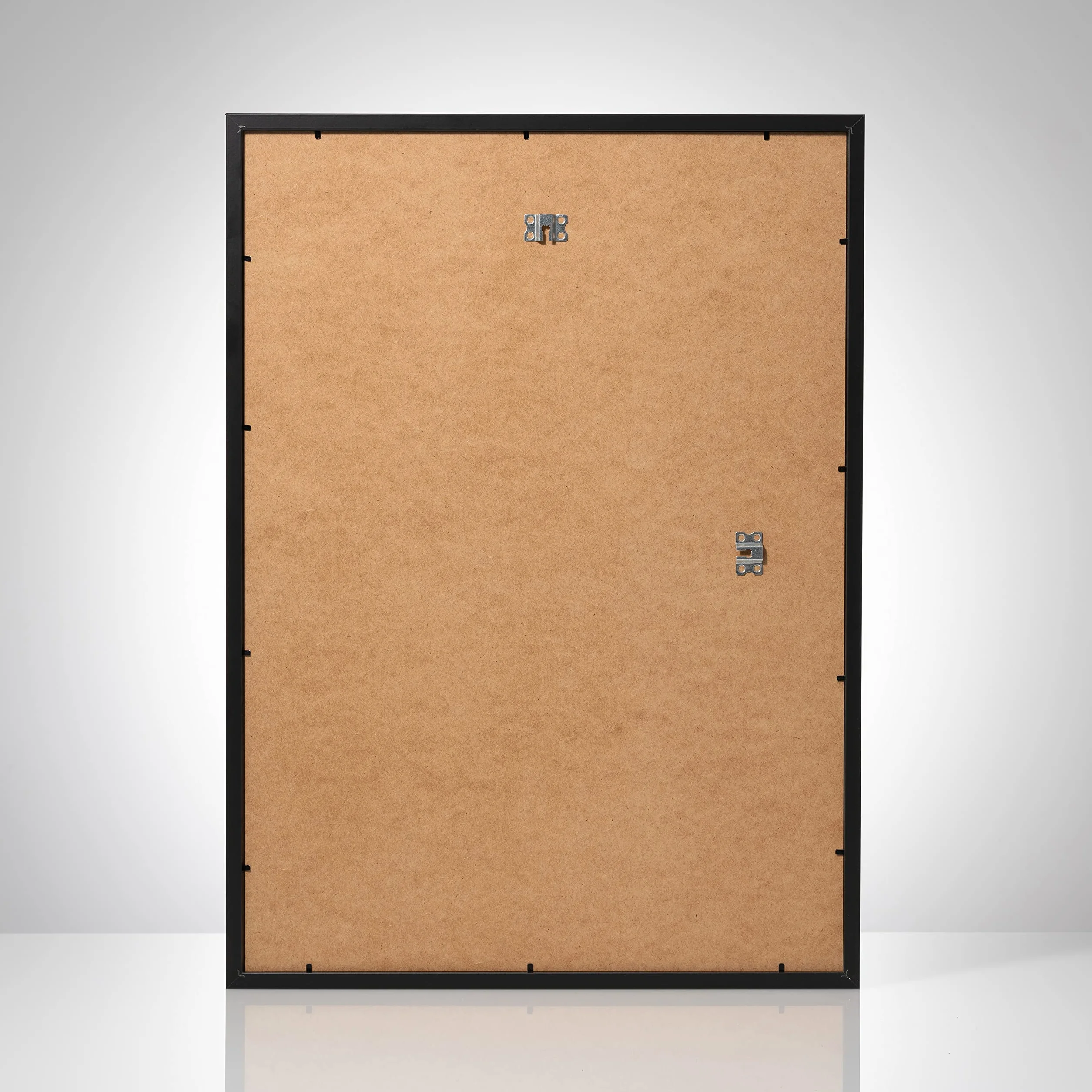Ramka na zdjęcia 50x70 z MDF i szkłem akrylowym - montaż pionowy lub poziomy, idealna do zdjęć, plakatów i puzzli 1000 elementów - ramka czarna
