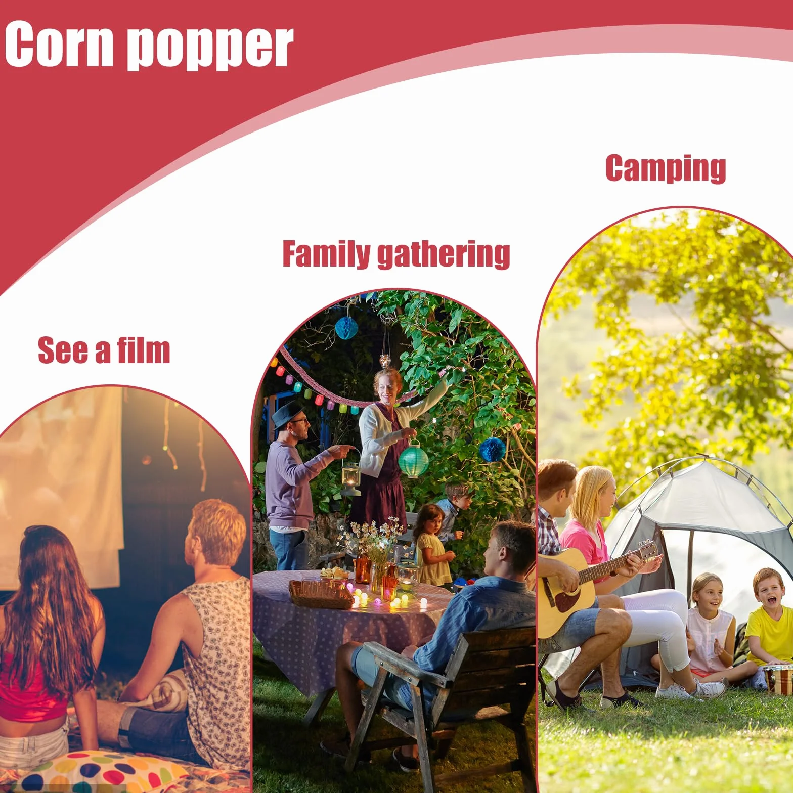 Maszyna do popcornu na gorące powietrze 1200 W beztłuszczowa szybki popcorn 2-3 minuty obsługa jednym dotknięciem kompaktowy