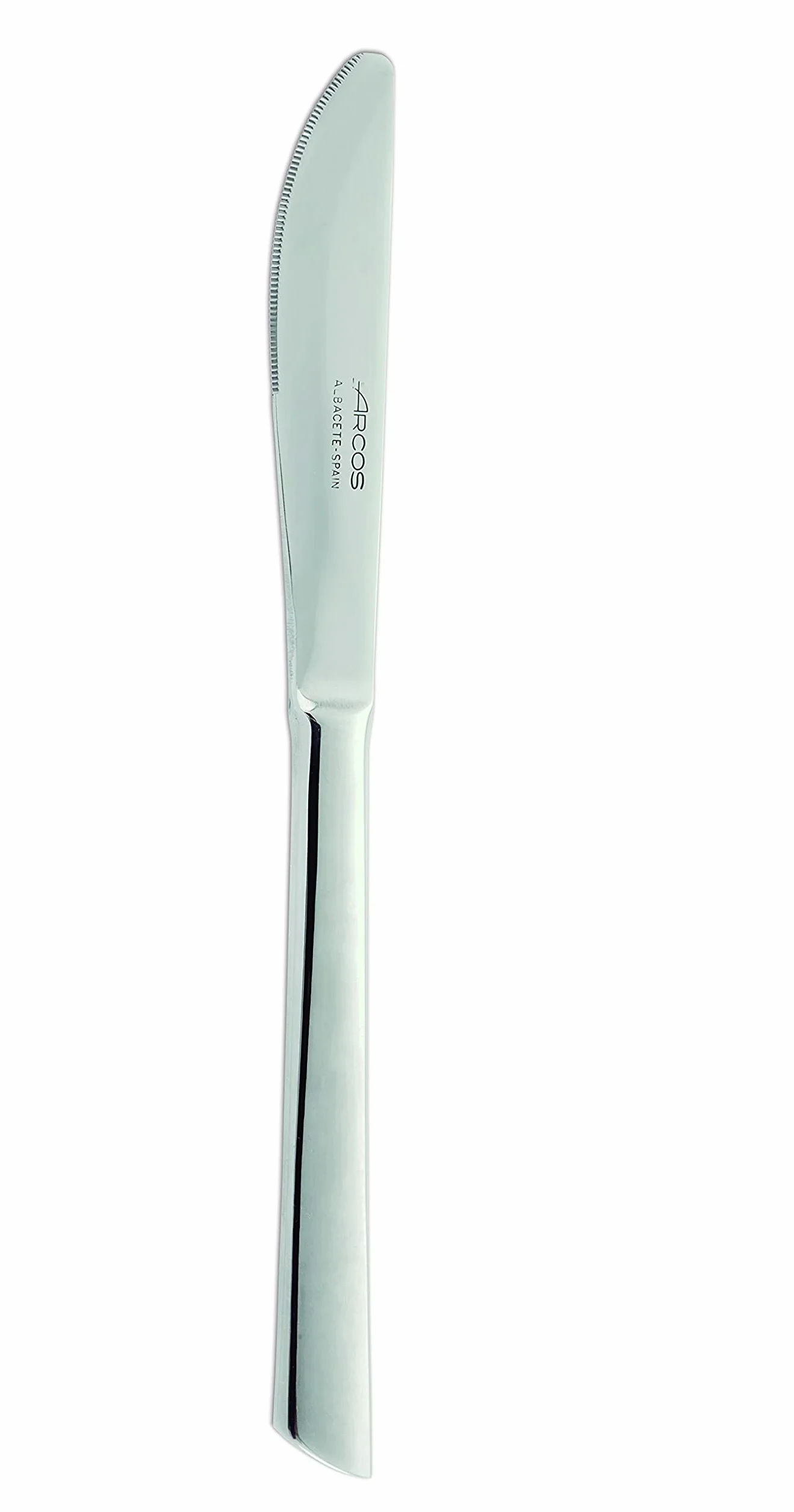 Arcos 574800 seria toskana - zestaw noży na lunch (3 noże) – monoblok jednoczęściowy ze stali nierdzewnej 18/10 i 185 mm (7,28 cala) srebrny kolor, 18/8