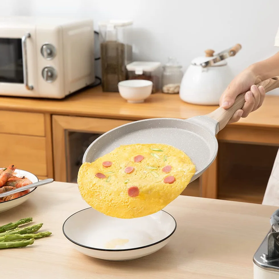 Patelnia do naleśników Crepe 20 cm z powłoką nieprzywierającą Biały