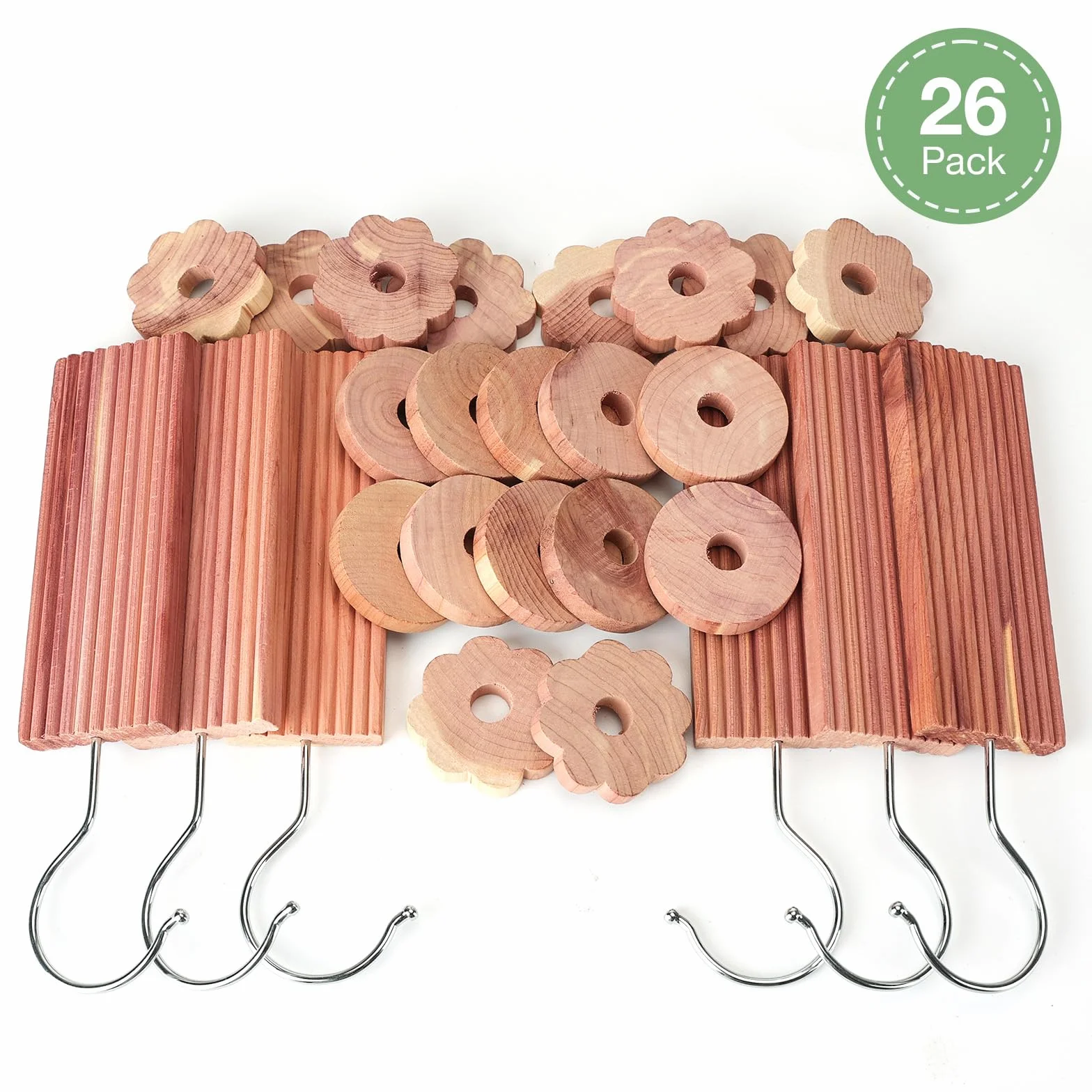 Yizhet Ochrona przed molami z drewna cedrowego, 26 sztuki